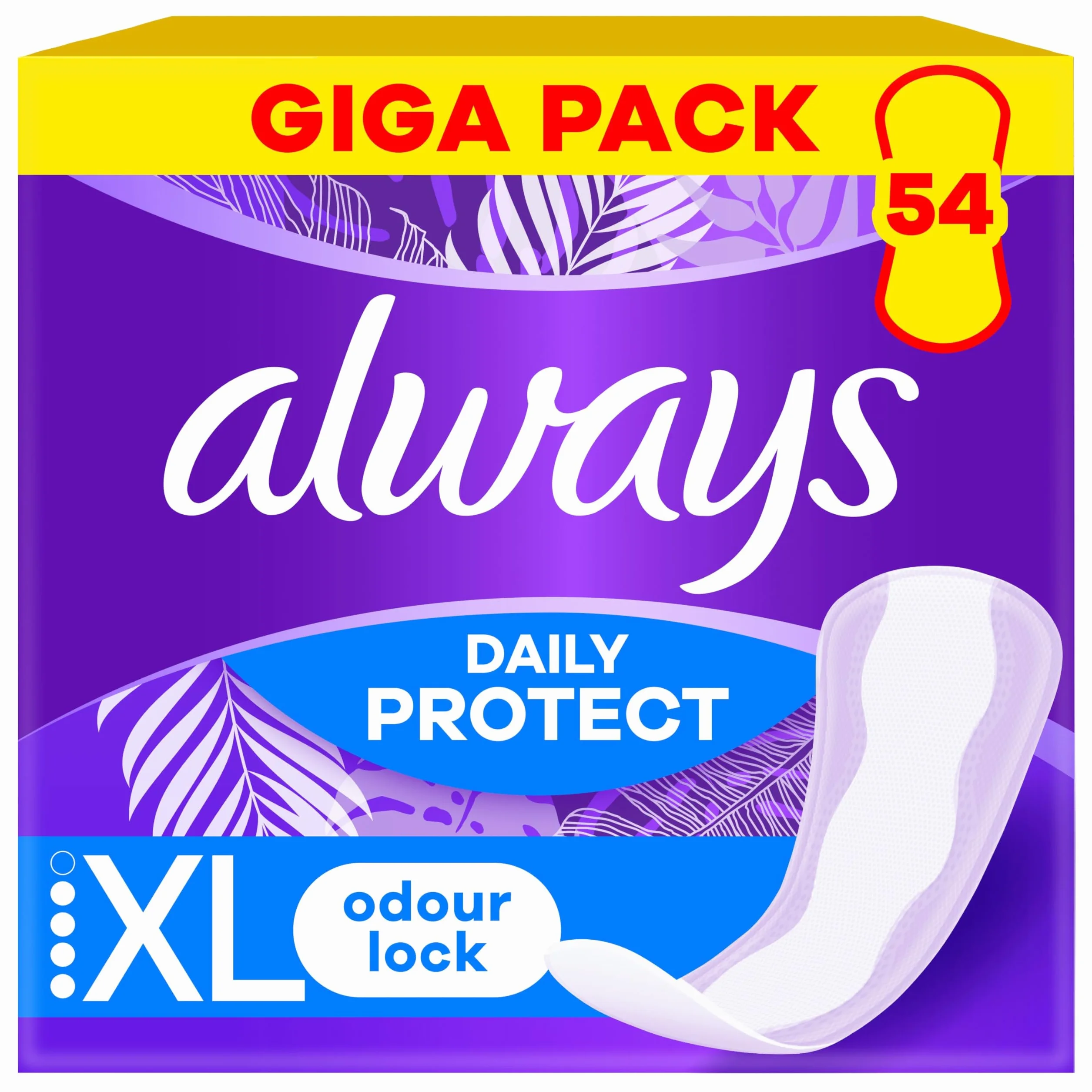 Always Daily Protect Extra Long Odour Lock Wkładki higieniczne, 54 sztuk