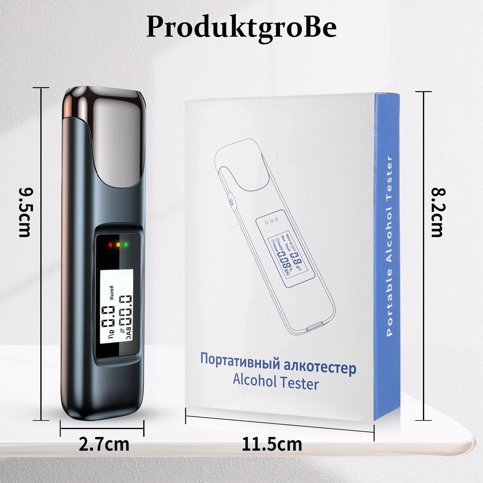 Alkomatomierz, alkomat policyjny, wyświetlacz LCD, akumulator, licznik alkoholu, przenośny, niepotrzebny dla osób i profesjonalistów