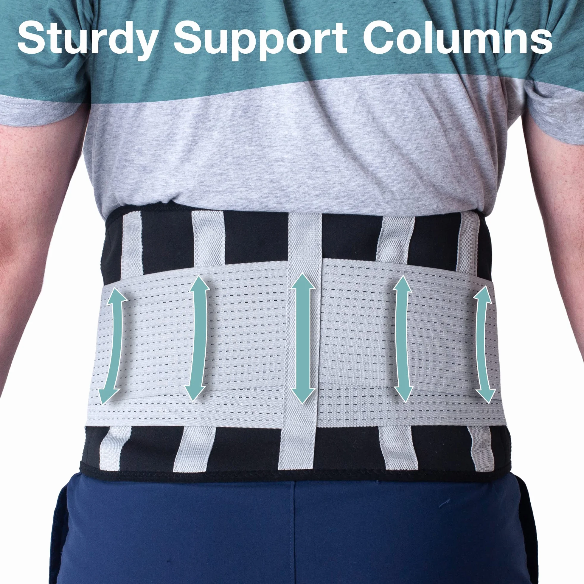 Pas lędźwiowy, jedyny pas certyfikowany przez UK National Back Pain Association, odciążenie dolnego odcinka lędźwiowego (M)