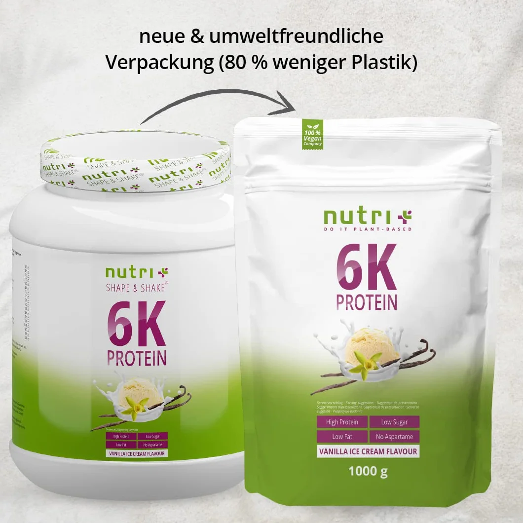 Shake białkowy bez aspartamu Nutri-Plus Shape & Shake 1 kg