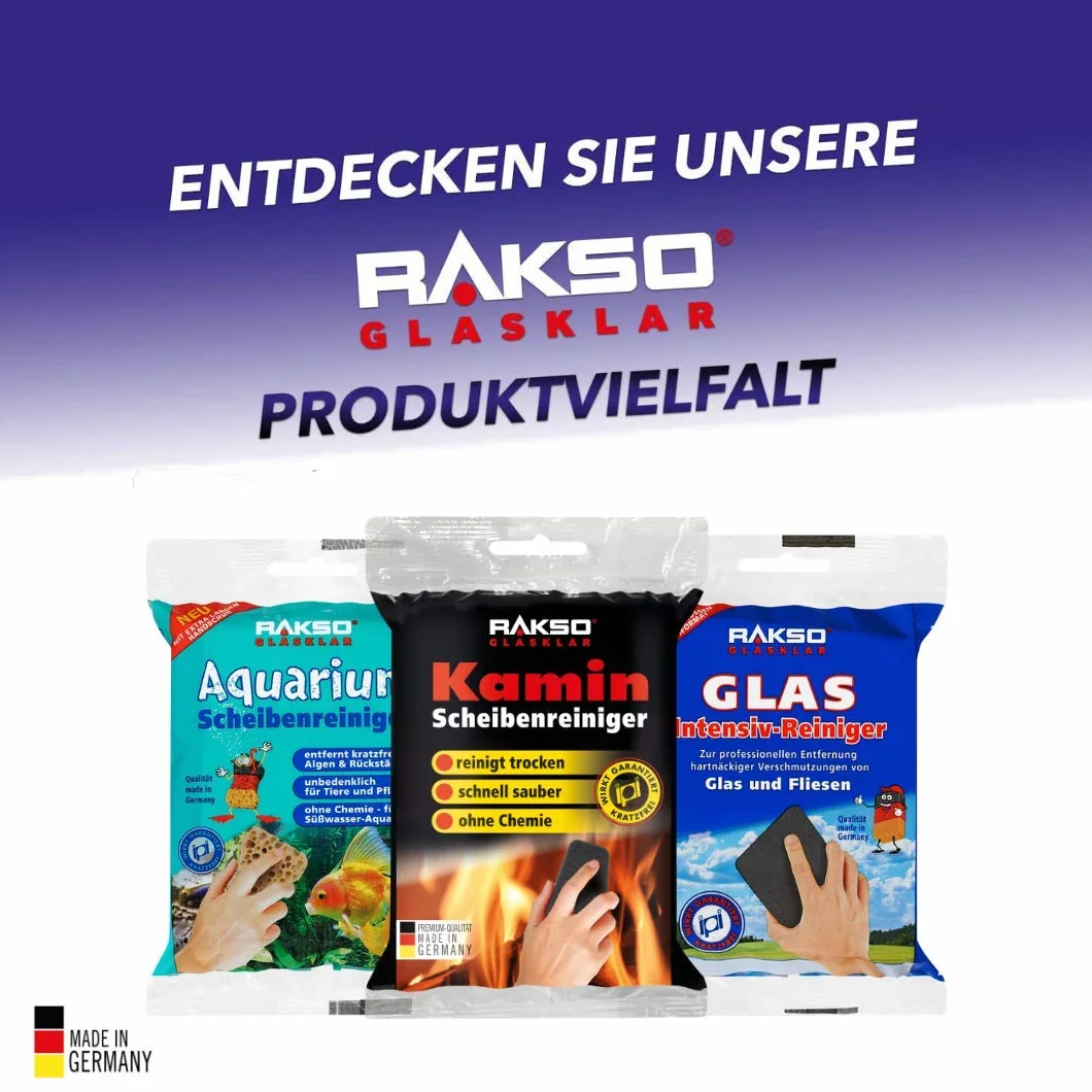 RAKSO Intensywny środek do czyszczenia szyb z wełny ze stali nierdzewnej odporny na zarysowania