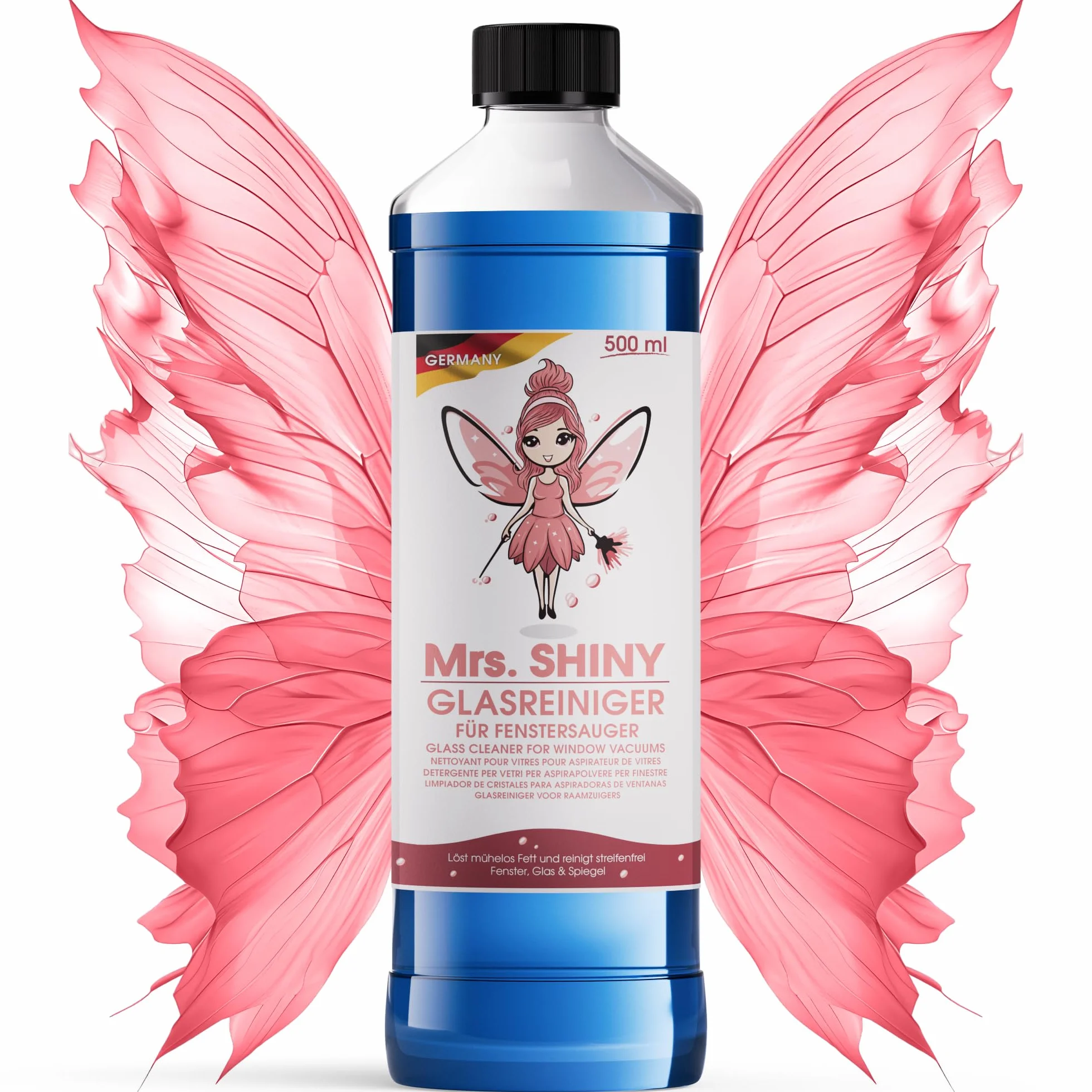 MRS. SHINY Środek do czyszczenia szyb 500 ml bez smug do okien luster szkła