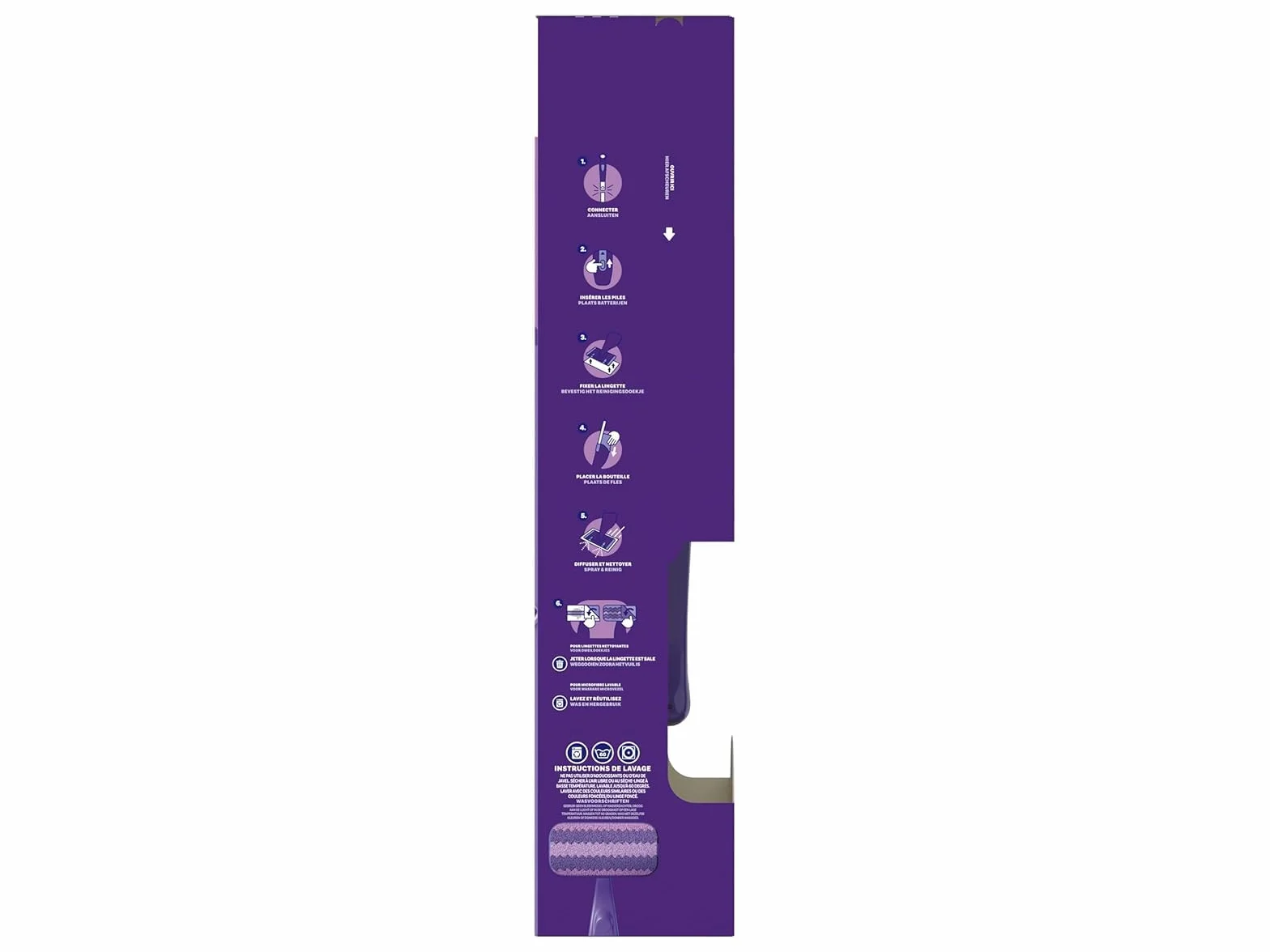 Swiffer WetJet All-In-One Zestaw startowy do wszystkich rodzajów podłóg, z mopem, roztworem czyszczącym i chusteczkami, usuwa inkrustowany brud bez pozostałości