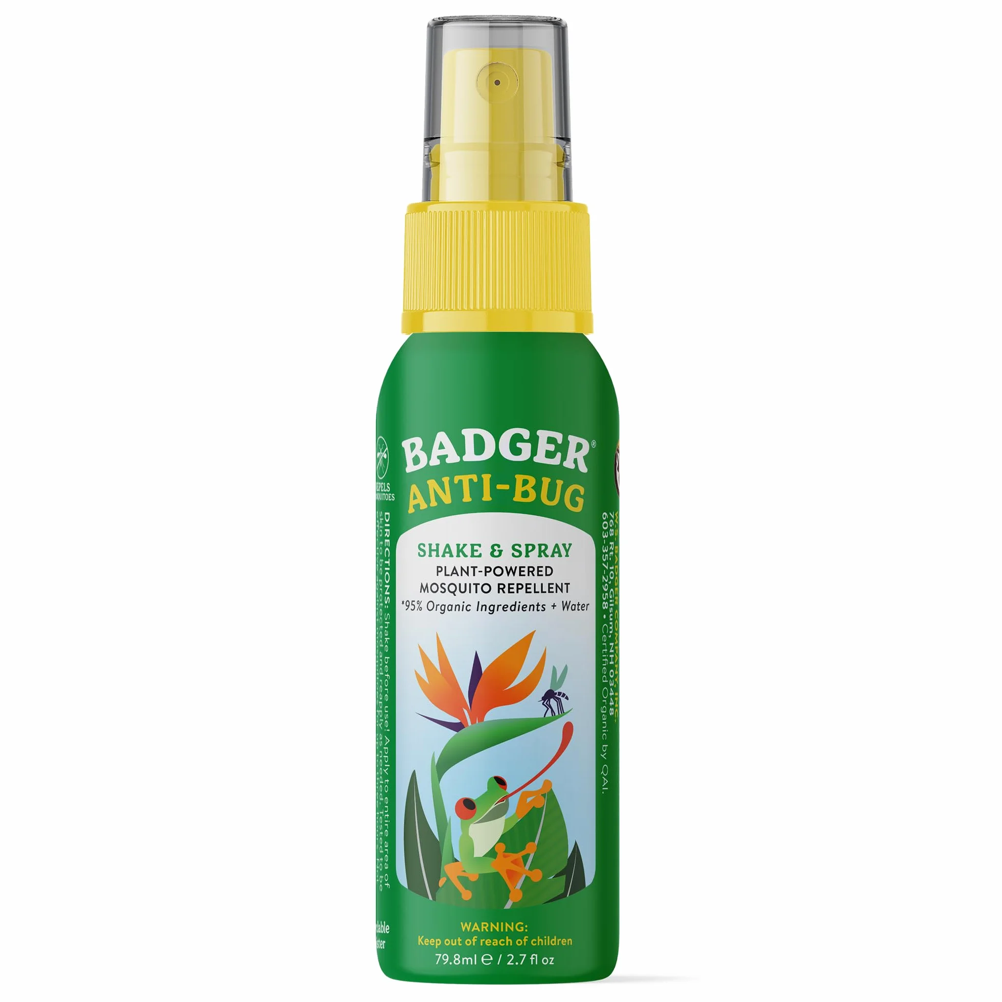 Badger Balm Anti Bug Shake & Spray Travel - 2,7 oz