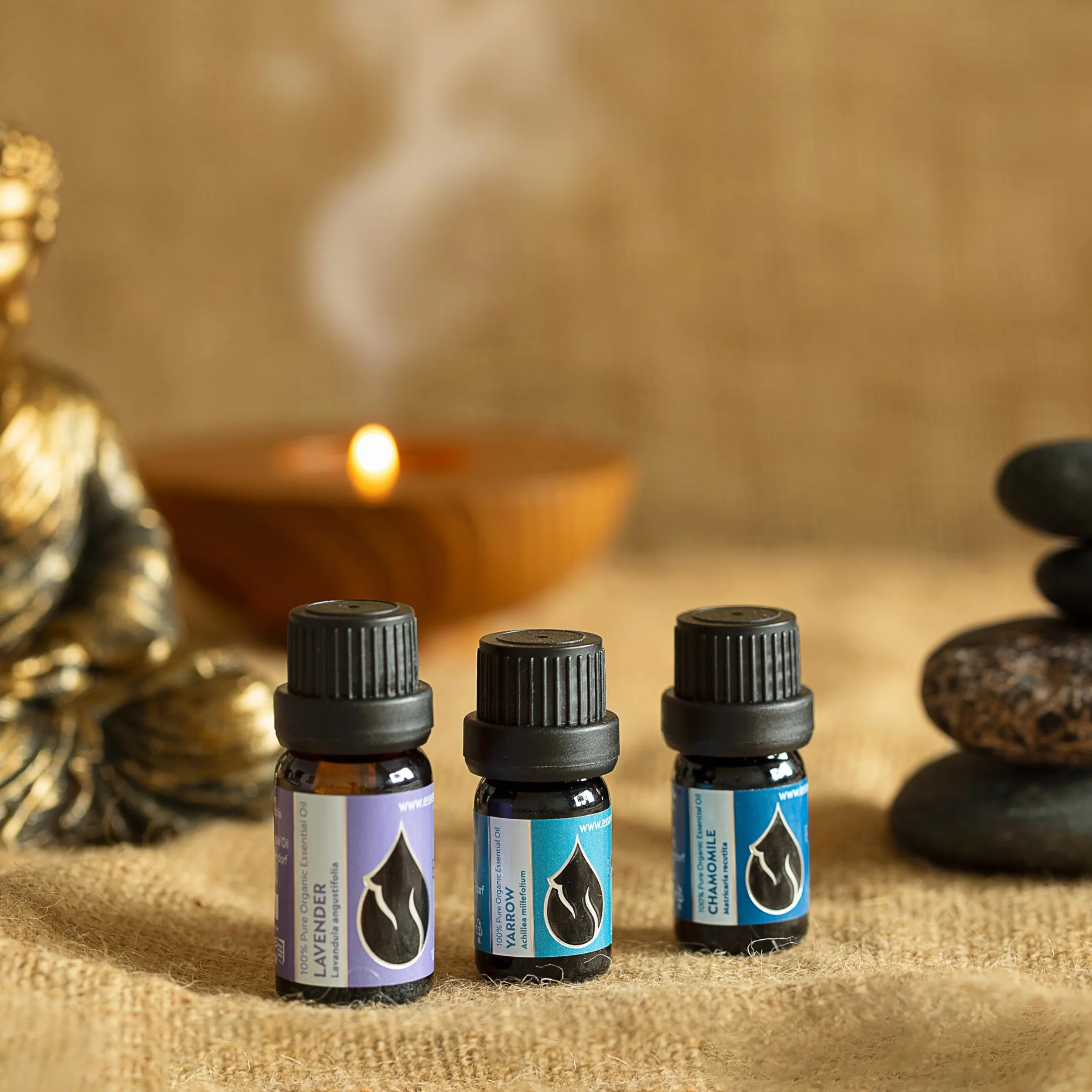 Essences Bułgaria Organiczny Olejek Eteryczny z Lawendy 50ml Lavandula angustifolia | 100% Czysty i Naturalny | Nierozcieńczony | Klasa terapeutyczna | Gospodarstwo rodzinne | Destylowany z parą wodną