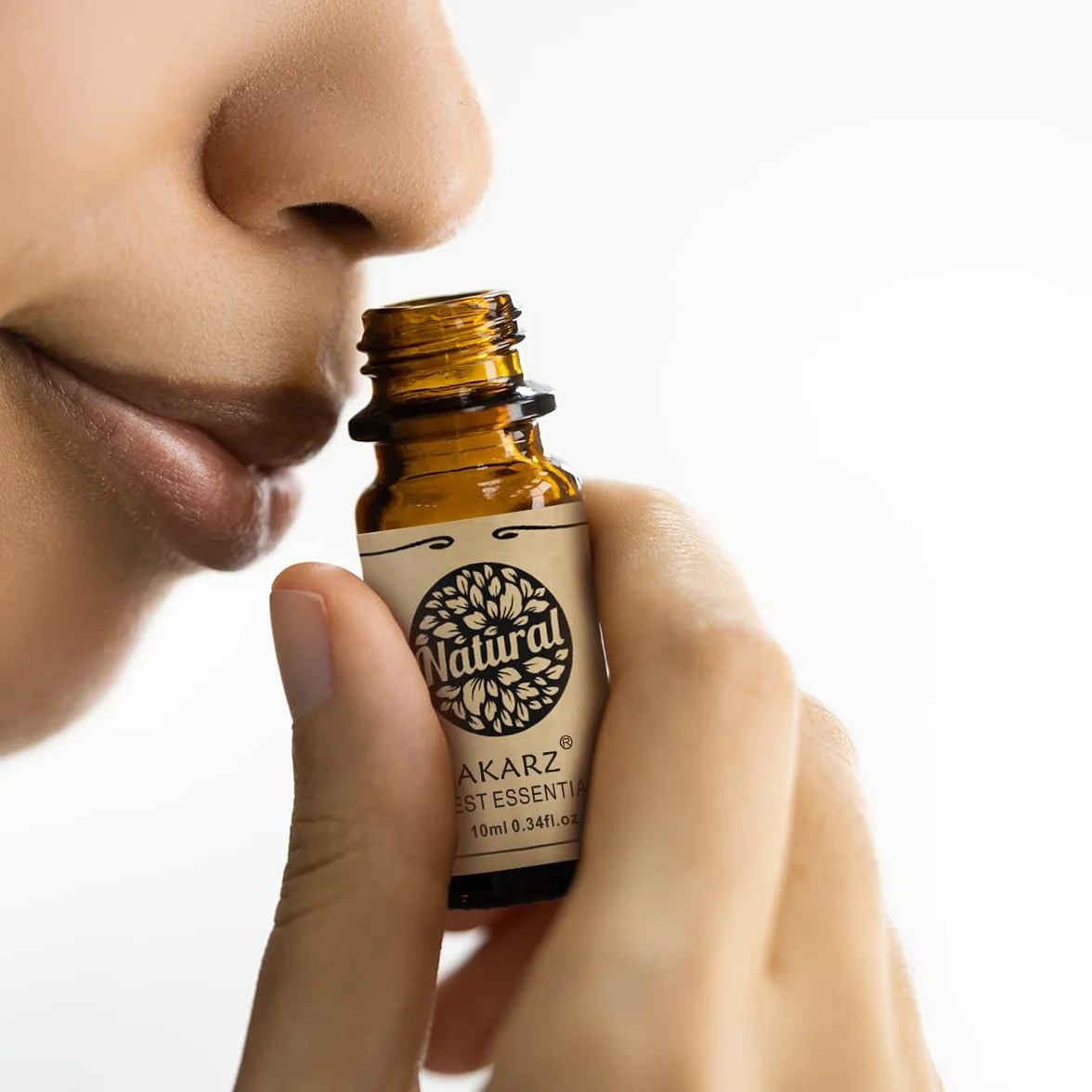 AKARZ Różany olejek eteryczny Naturalny organiczny olejek różany do ciała, dyfuzor, świeca, mydło, DIY, masaż Aroma 10ml