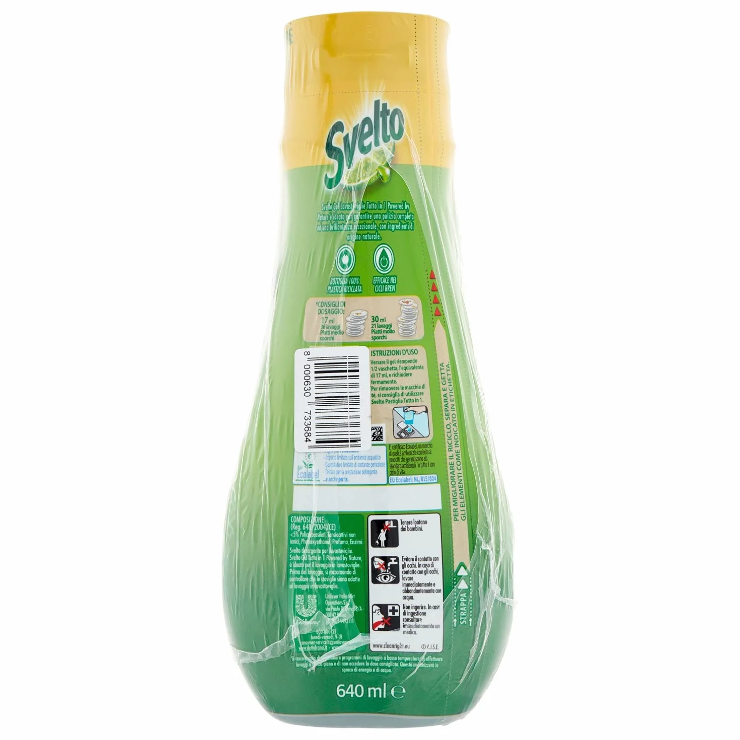 Svelto Umweltfreundliches Fragspüler, 3 x 640 ml