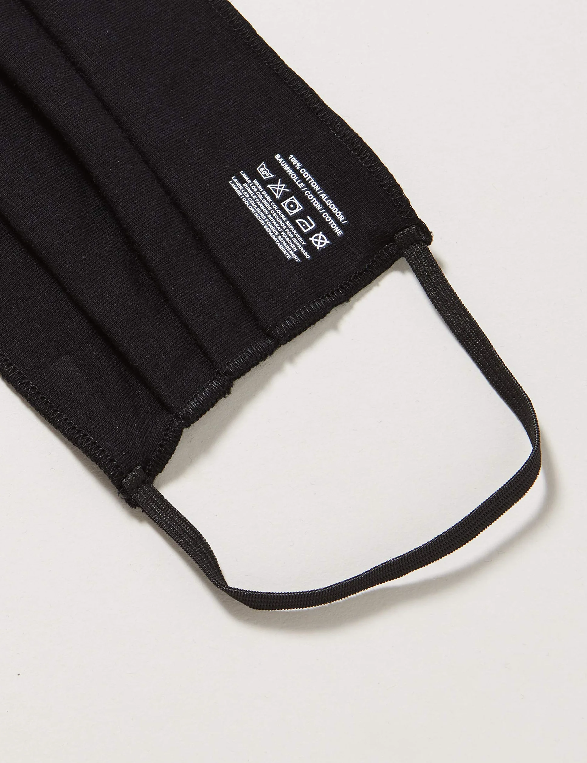 Maski Ochronne Pleated Face Mask Czarne 10 Sztuk