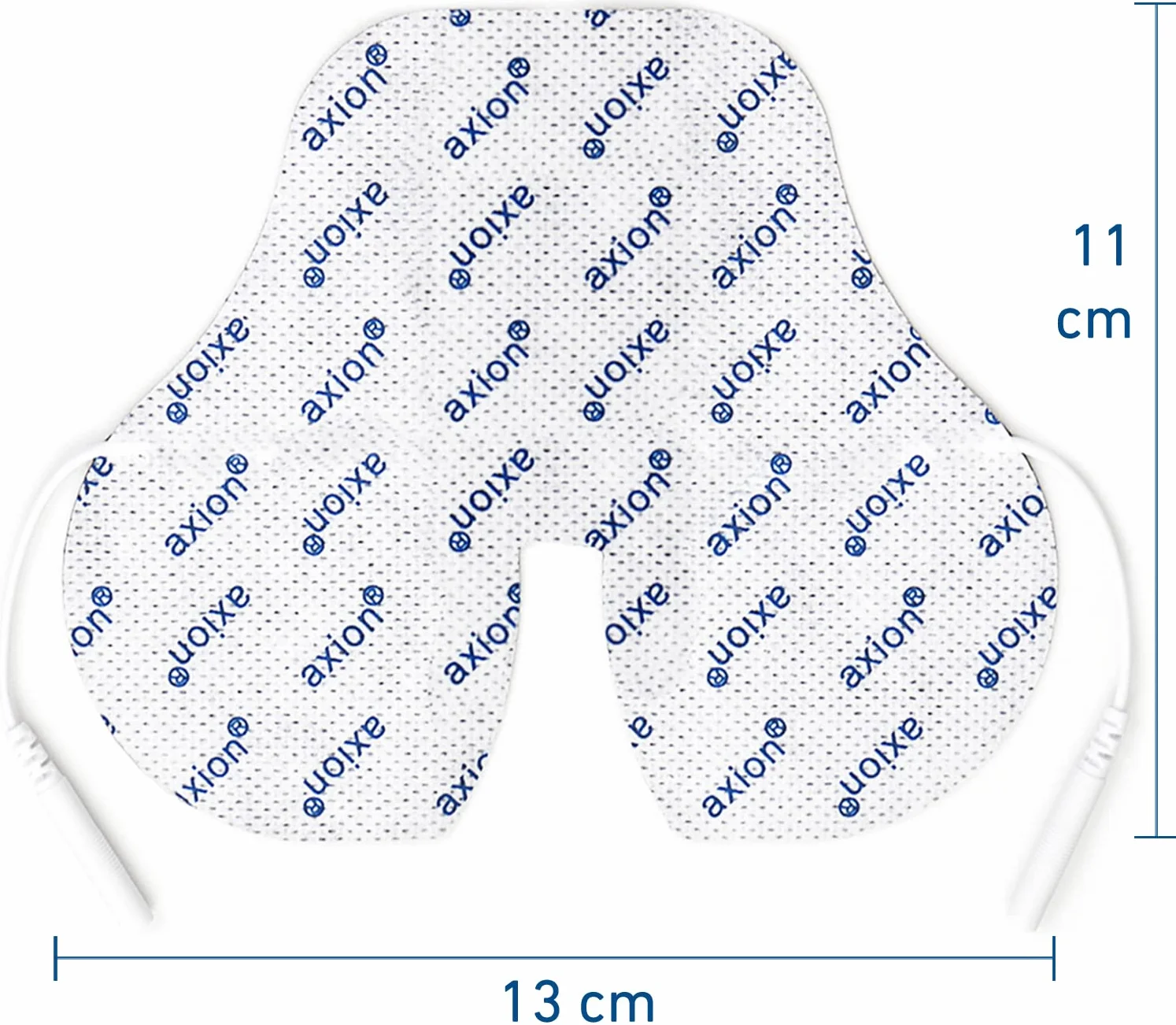 2 elektrody do elektrostymulatorów TENS- EMS ból szyi i karku żelowa PIN 2mm - axion