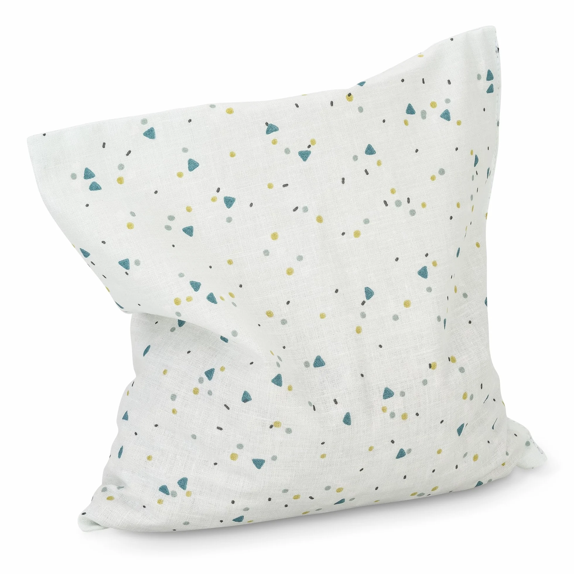 GRÜNSPECHT Poduszka z pestkami wiśni 19 x 19 cm, rozgrzewająca na kark, brzuch i plecy, 100% bawełna, do mikrofalówki i piekarnika, zielona