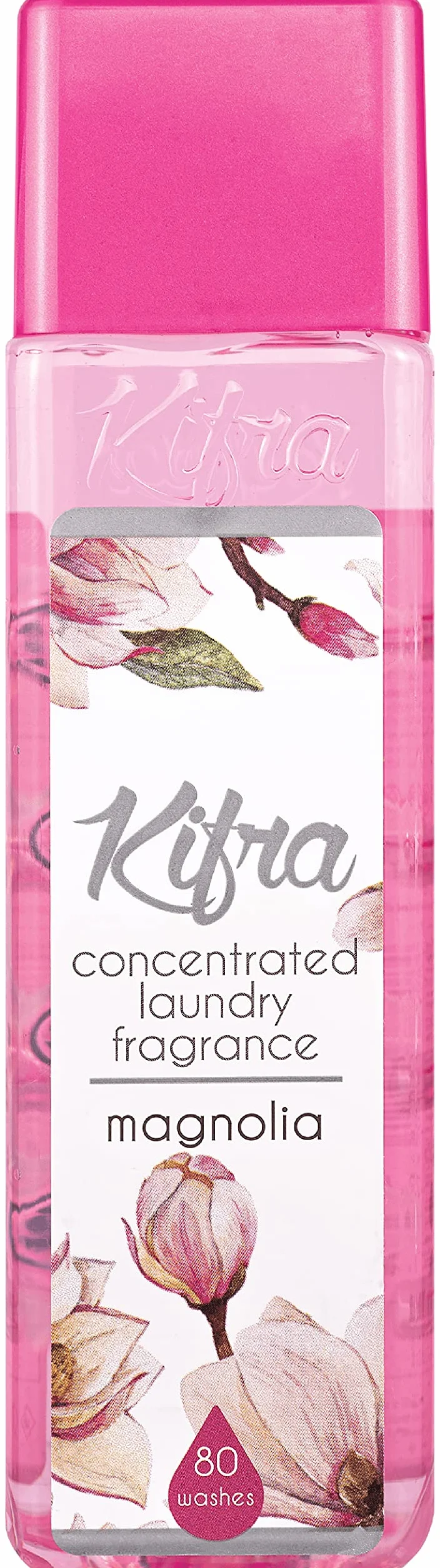 KIFRA Magnolia skoncentrowane perfumy do prania, 200 ml, 80 cykli prania, długotrwały zapach do prania