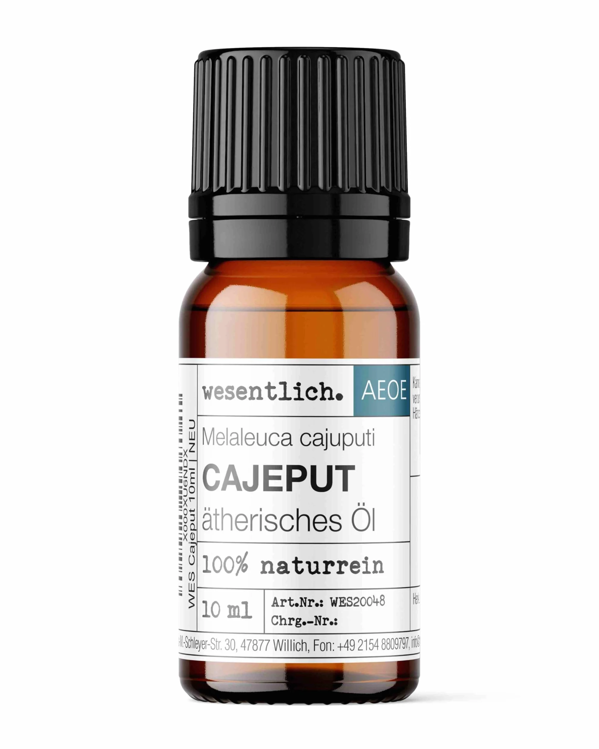 Cajeputöl - reines ätherisches Öl von wesentlich. - 100% naturrein aus der Glasflasche (10ml)
