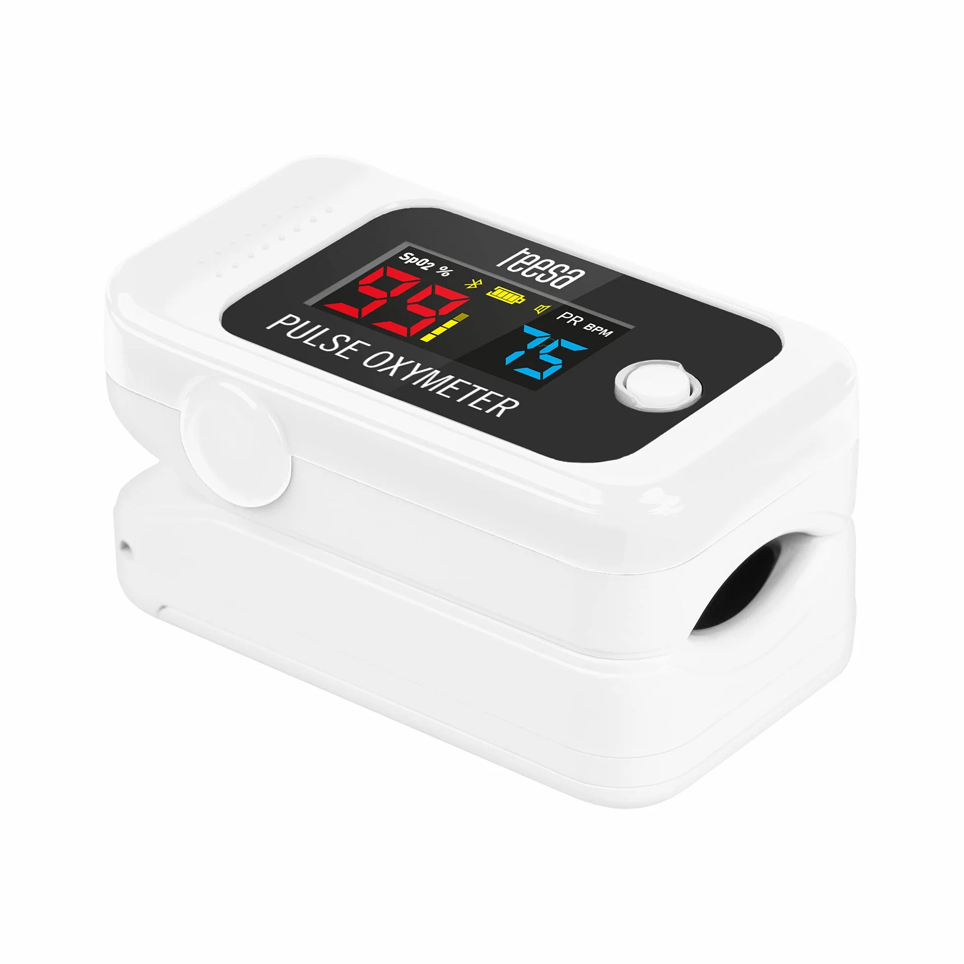 Teesa Pulsoksymetr Napalcowy Bluetooth PX70 TSA8071 Saturacja Tętna
