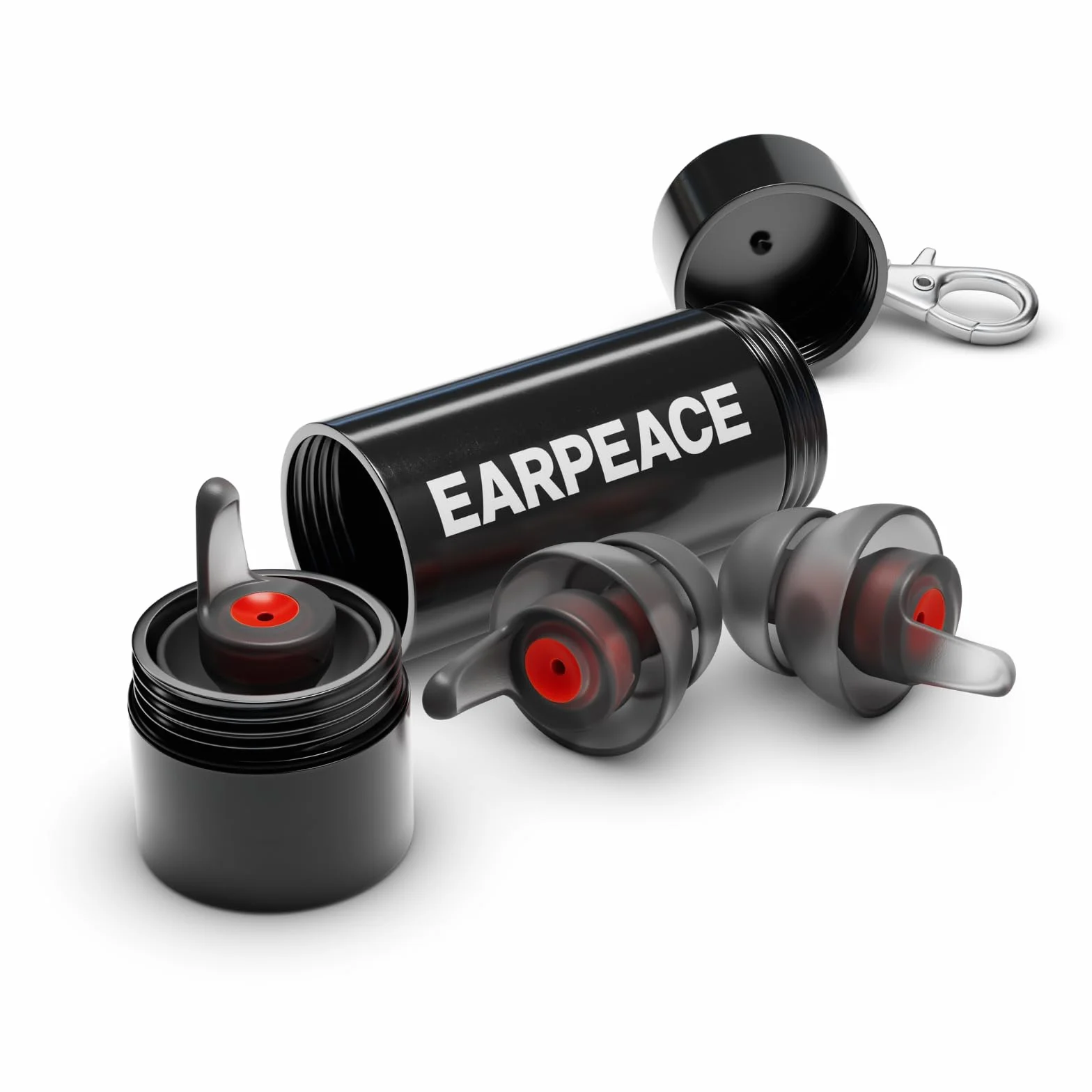 EarPeace Oryginalne zatyczki do uszu z redukcją szumów, wielokrotnego użytku, średni