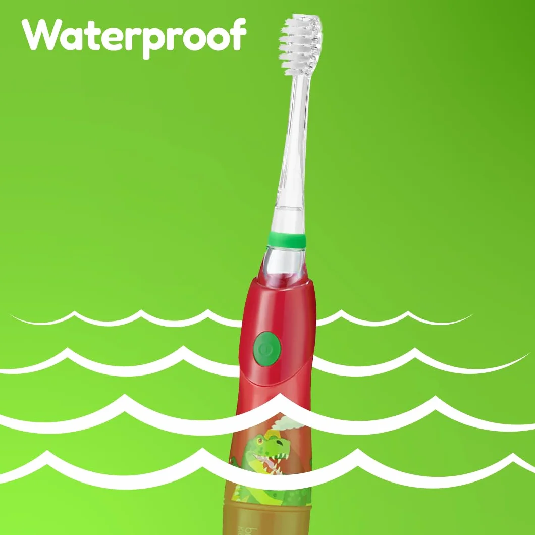Brush-Baby KidzSonic elektryczna szczoteczka do zębów dla dzieci 3+ DeepClean z 2 zapasowymi głowicami