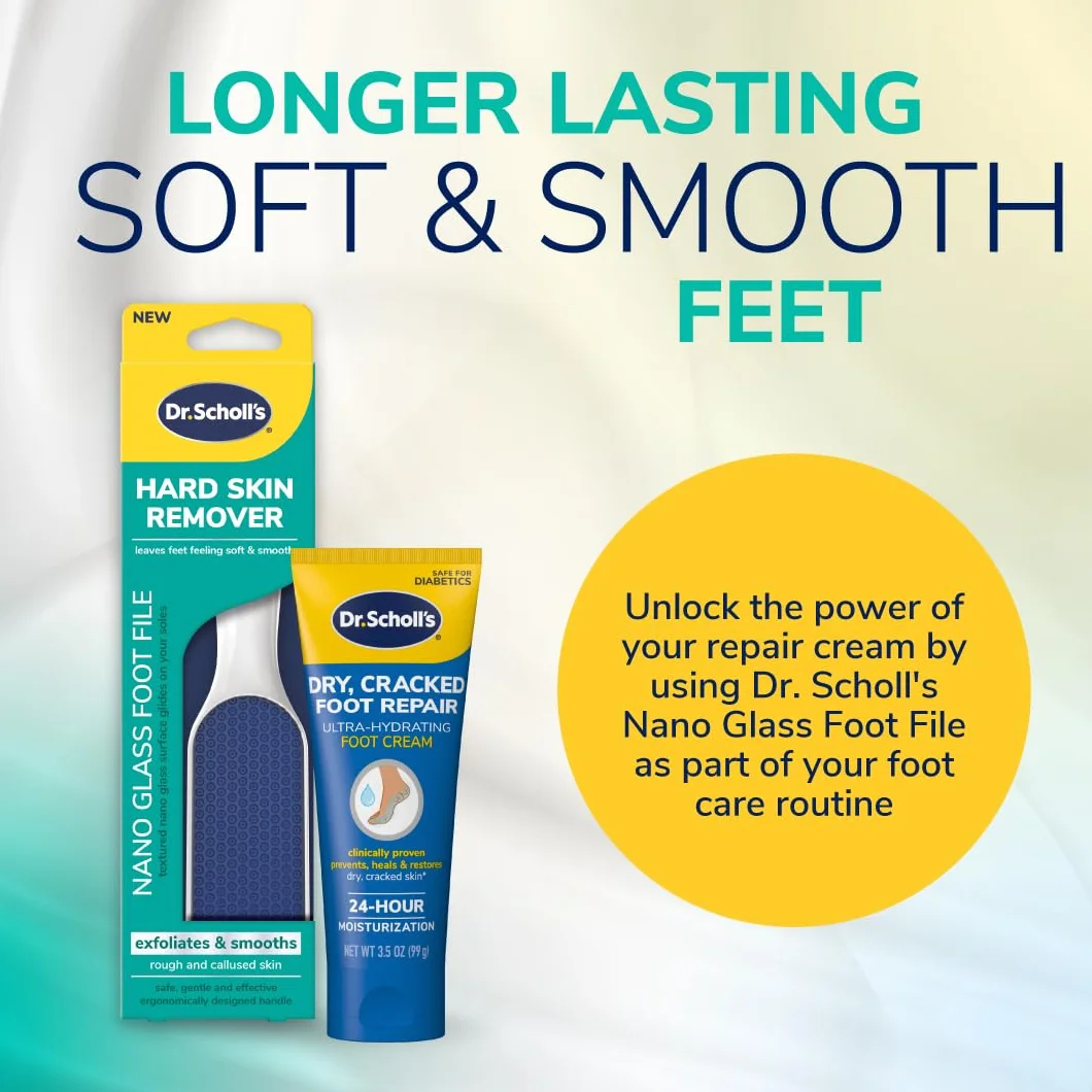 Dr. Scholl's Nano szklany pilnik do stóp środek do usuwania twardej skóry