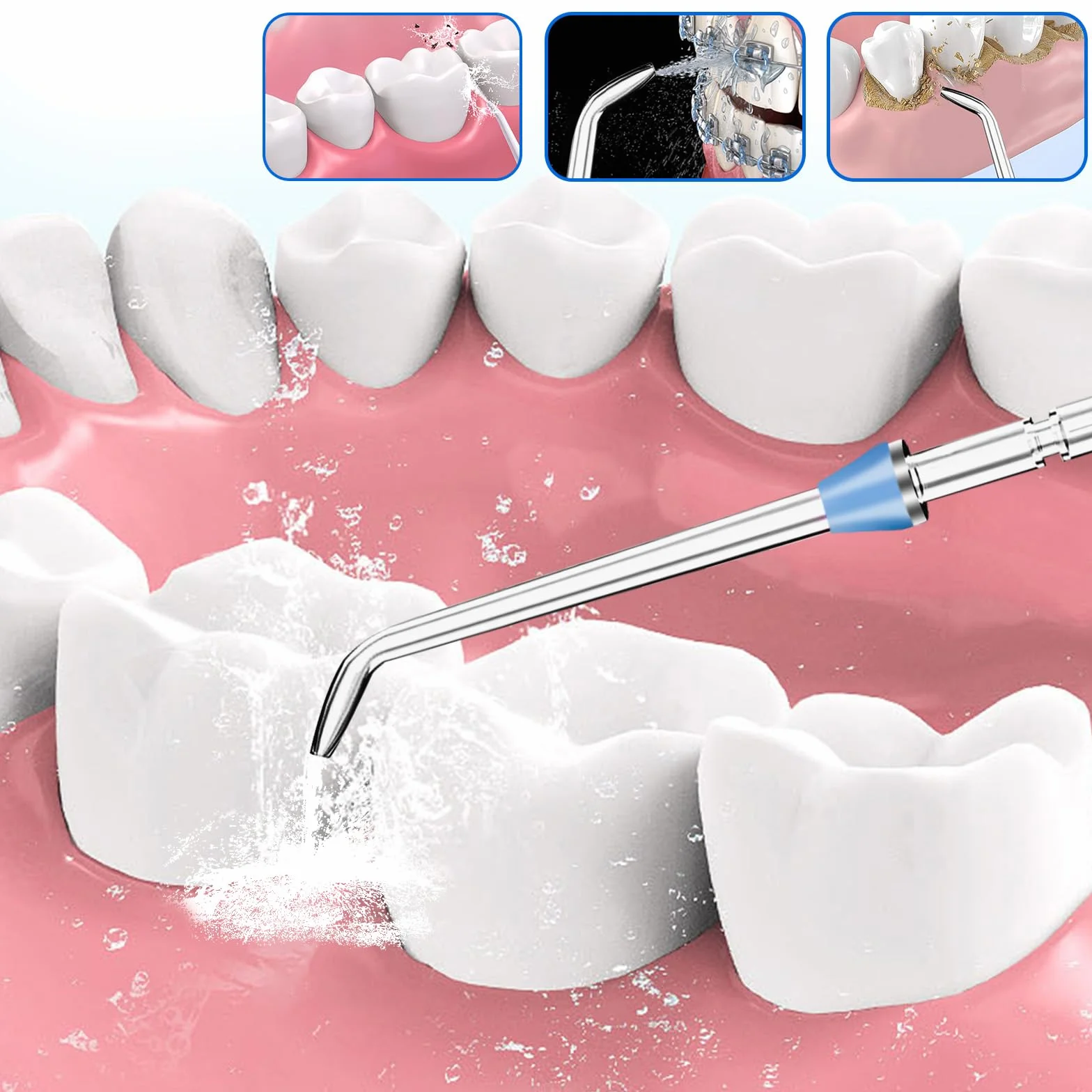 Waterpik końcówki wymienne do irygatora, 8 sztuk, zamienne, kompatybilne