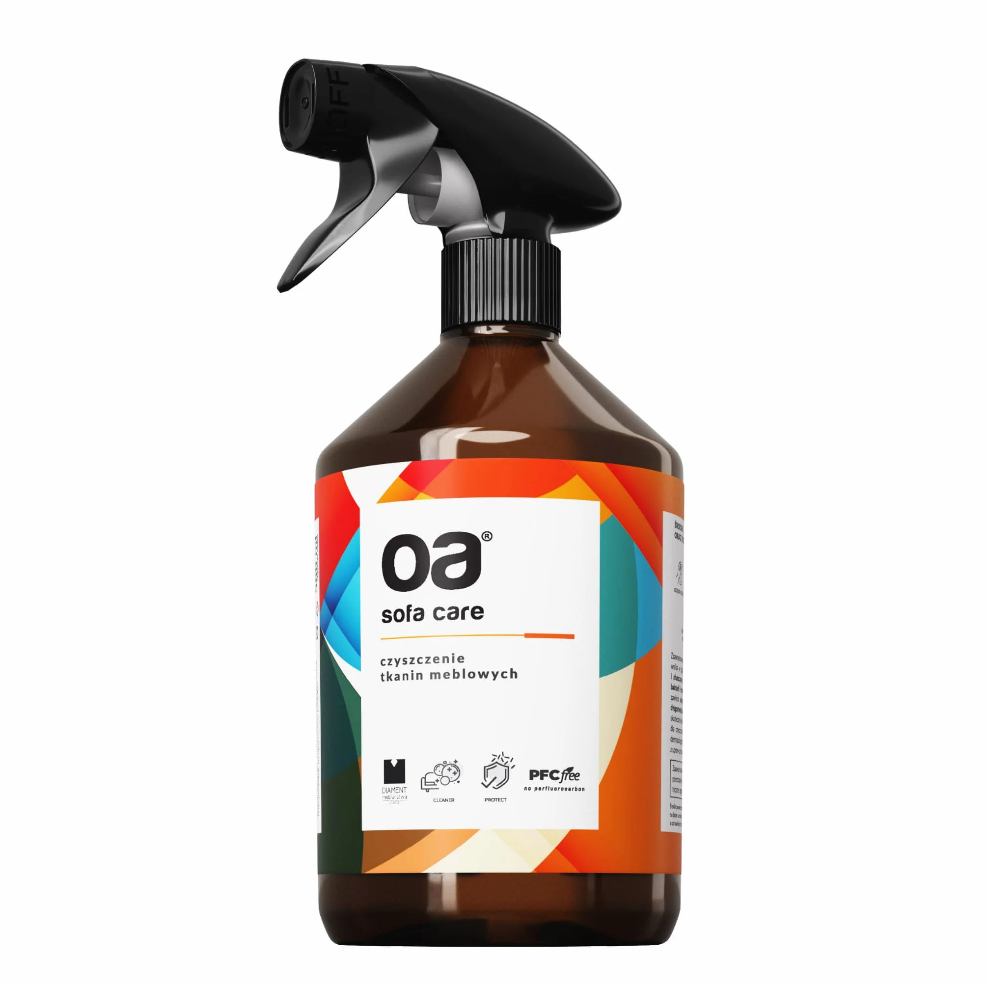 OA Środek do czyszczenia tapicerki sofy (500 ml) – w 100% wolny od PFC i wegański – środek do czyszczenia sofy, do skutecznego czyszczenia plam i zanieczyszczeń – środek do czyszczenia dywanów, foteli samochodowych itp.