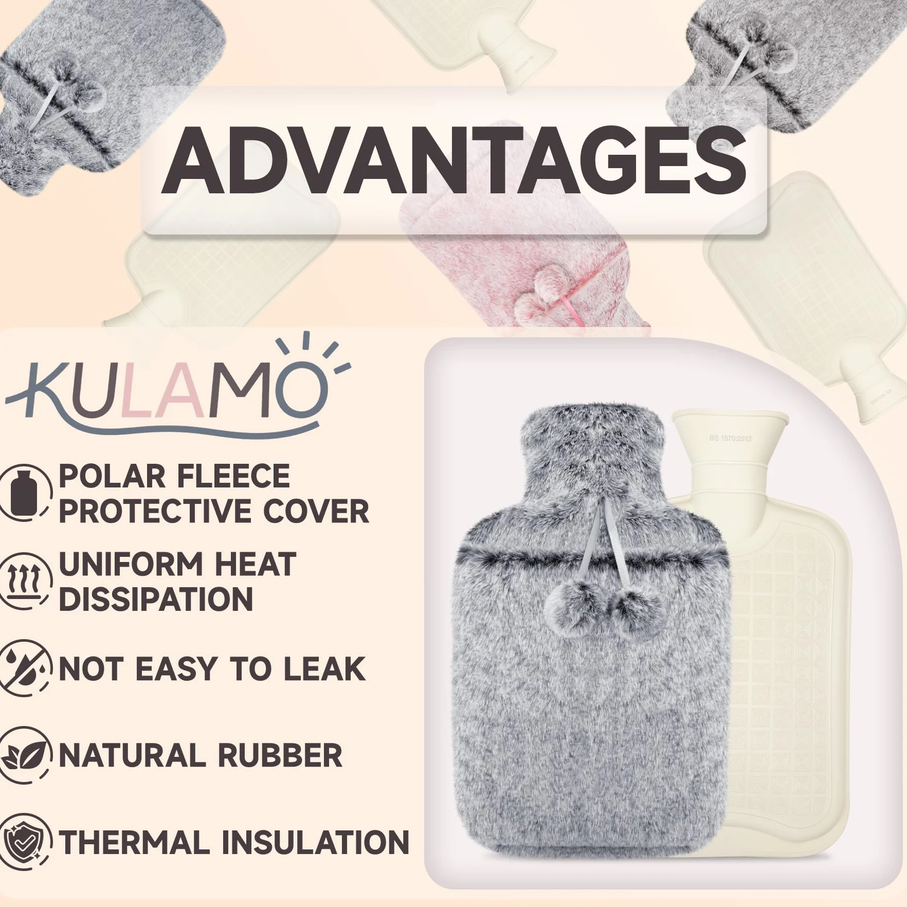 Termofor (szary, 2L)
