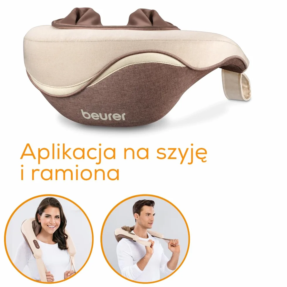 Beurer MG 153 Masażer szyi, masaż ugniatający dłoni dla szyi, ramion i nóg, z funkcją podgrzewania i automatycznym wyłączaniem