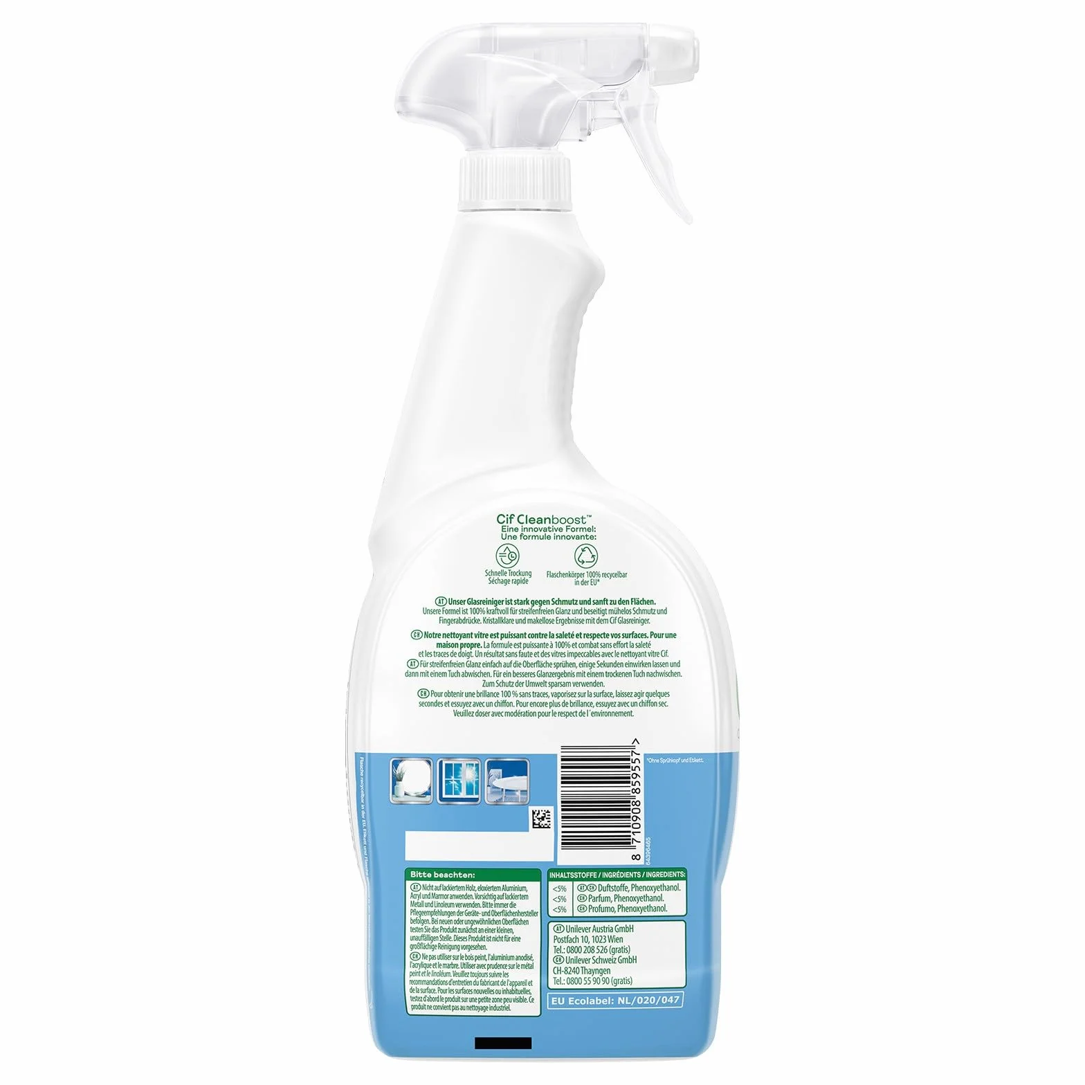 CIF POWER & SHINE SZKŁO 750 ml
