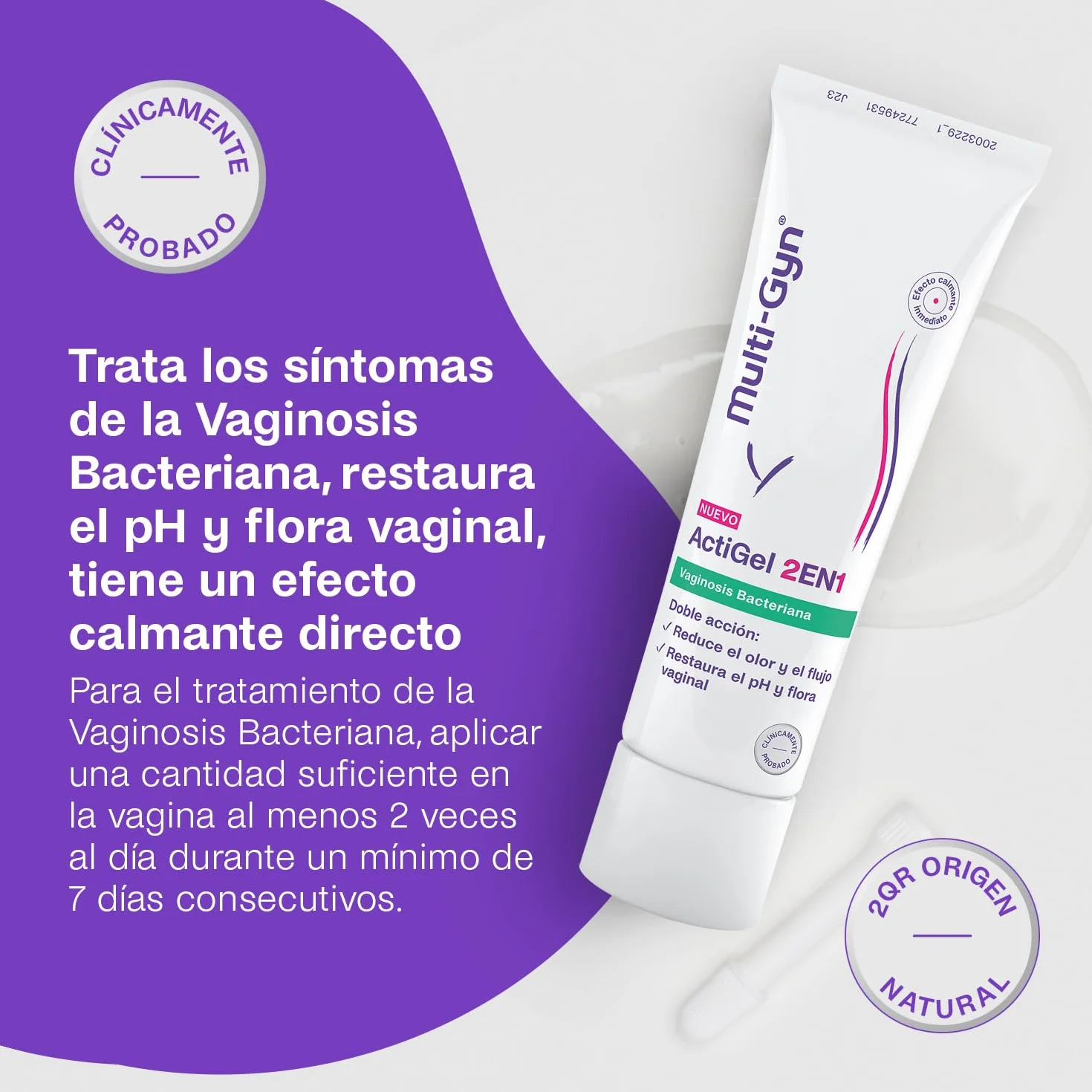 Multi-Gyn ActiGel Leczenie 2 w 1 na bakteryjne zapalenie pochwy 50ml aplikator