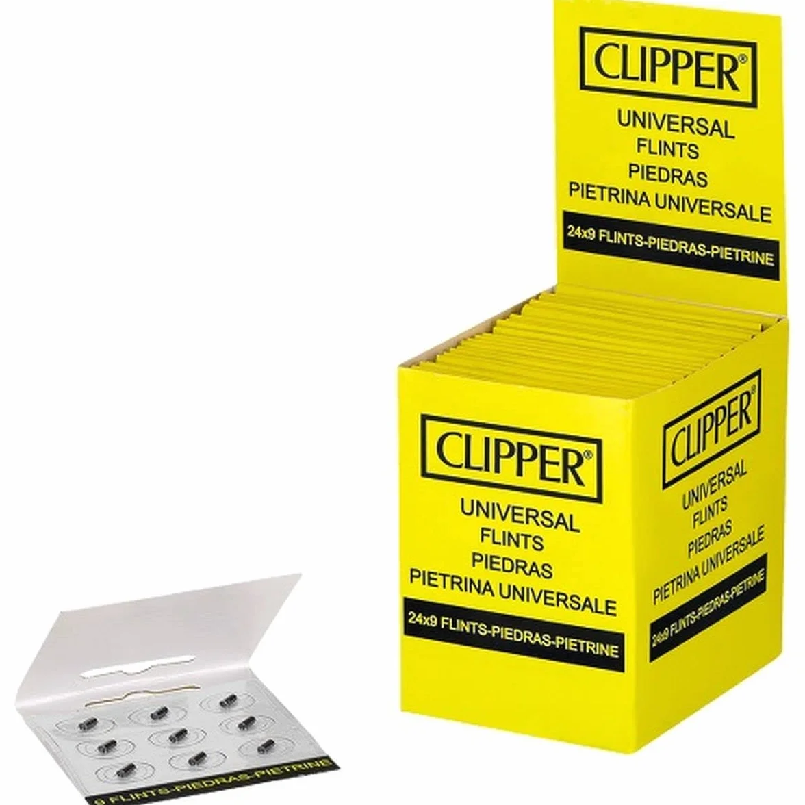 FLINTY Clipper Klasyczne duże 24 opakowania x 9 krzemień