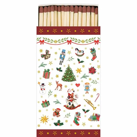Drewno kominkowe 45 szt. pudełko Boże Narodzenie dekoracja stołu 9,5 cm 11 x 6,3 cm