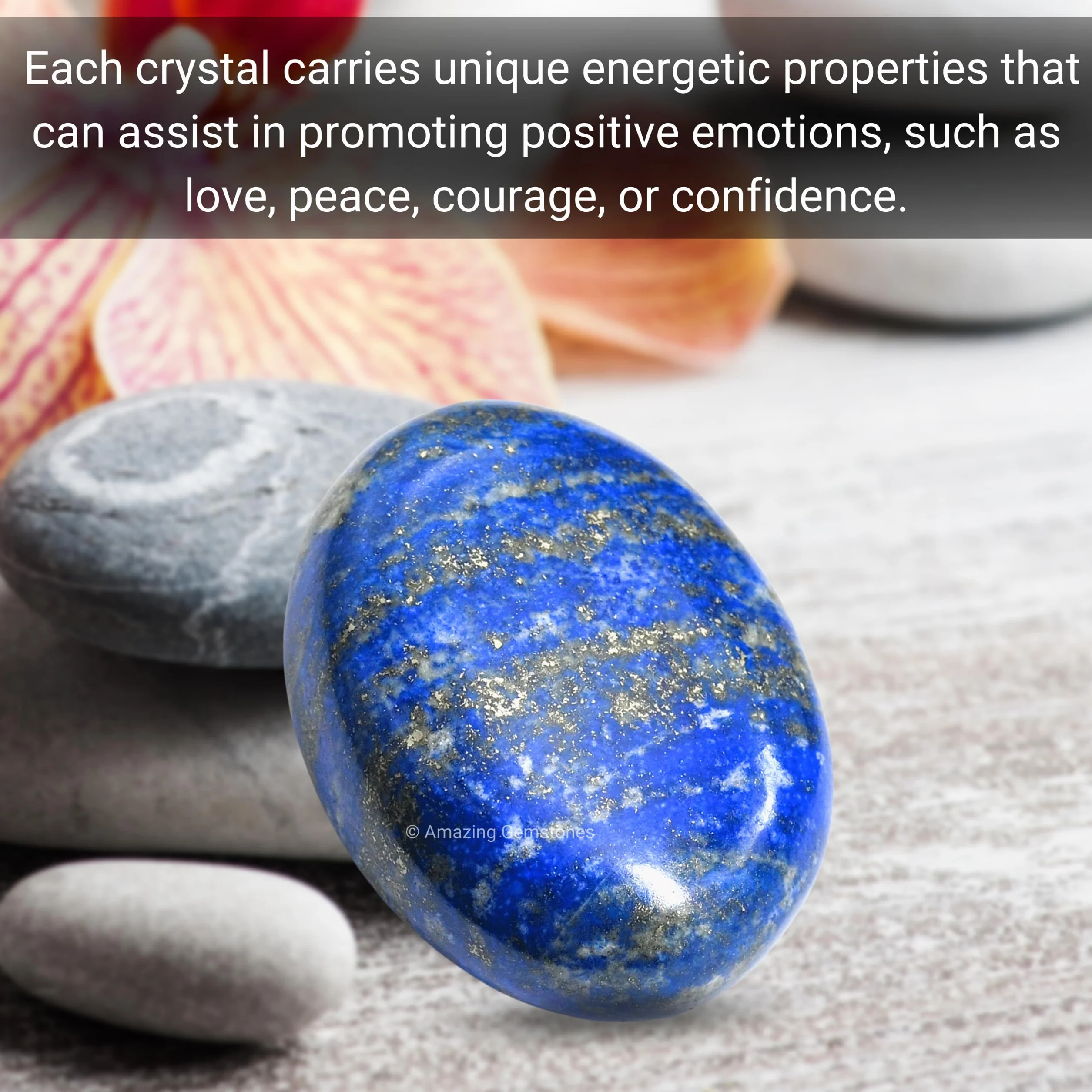 Lapis Lazuli Crystal Palm Stone Naturalny kamień leczniczy do równoważenia czakry duchowego powodzenia
