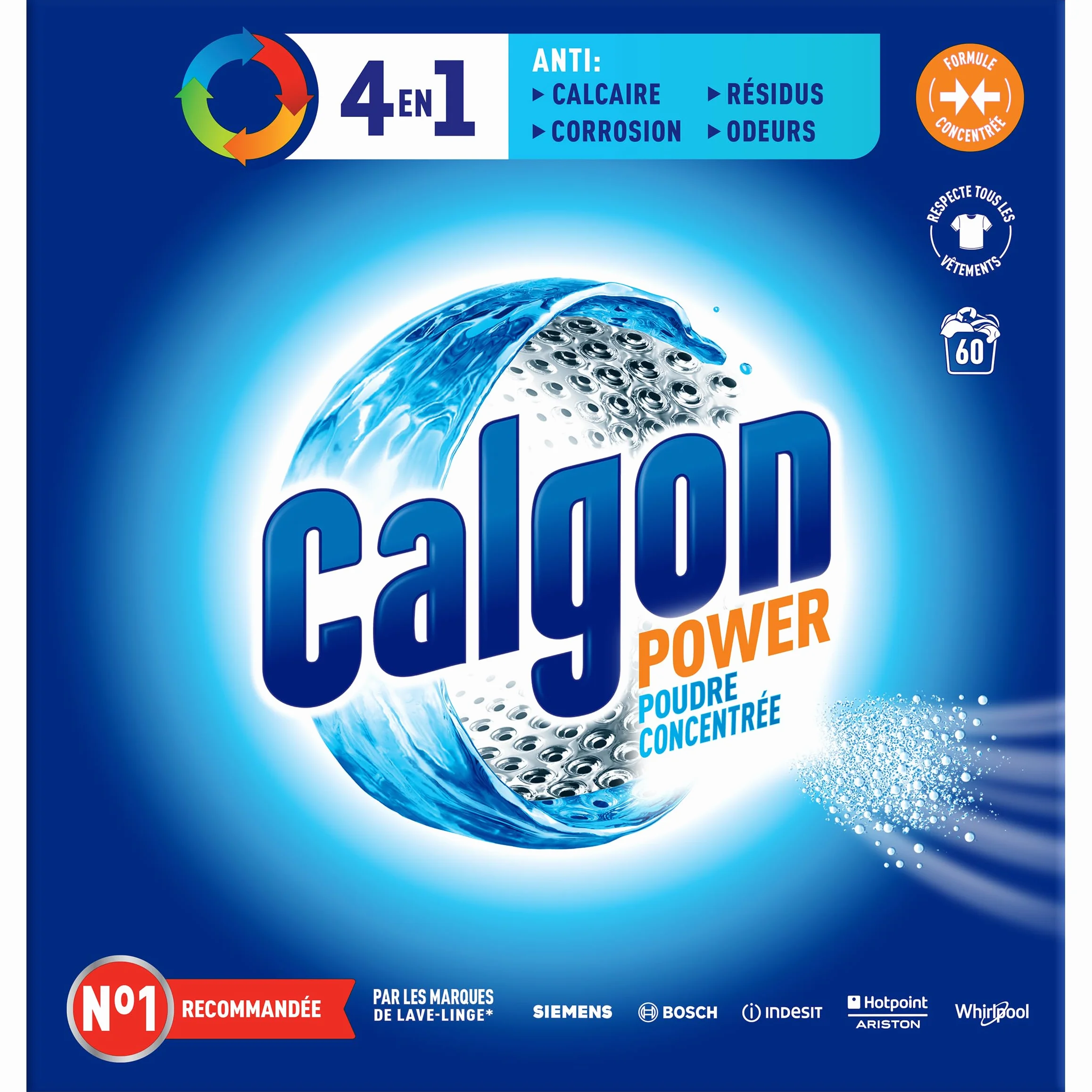 Calgon Power Proszek do Prania, 1.67 kg