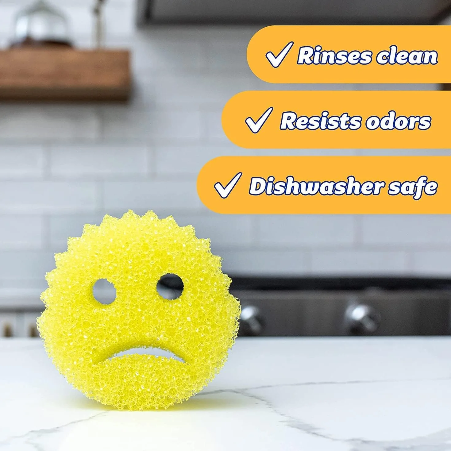 Scrub Daddy Scrub Mommy Gąbki do czyszczenia naczyń, opakowanie 2 szt