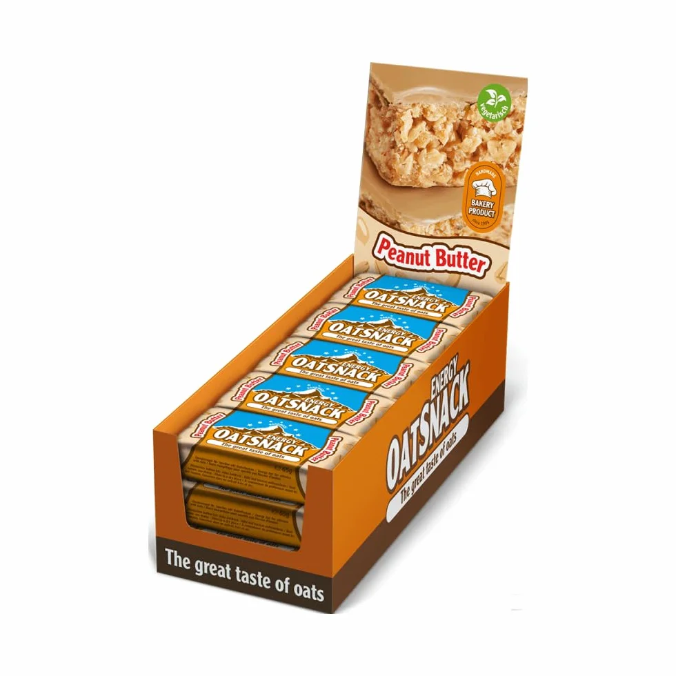 Energy OatSnack Bar Peanut Butter 15x65g
