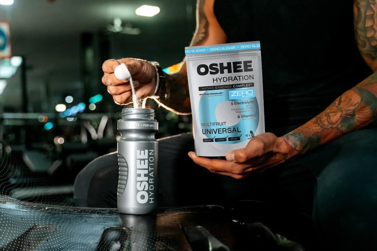 OSHEE Hydration Zero Sugar proszek Multifruit 630 g