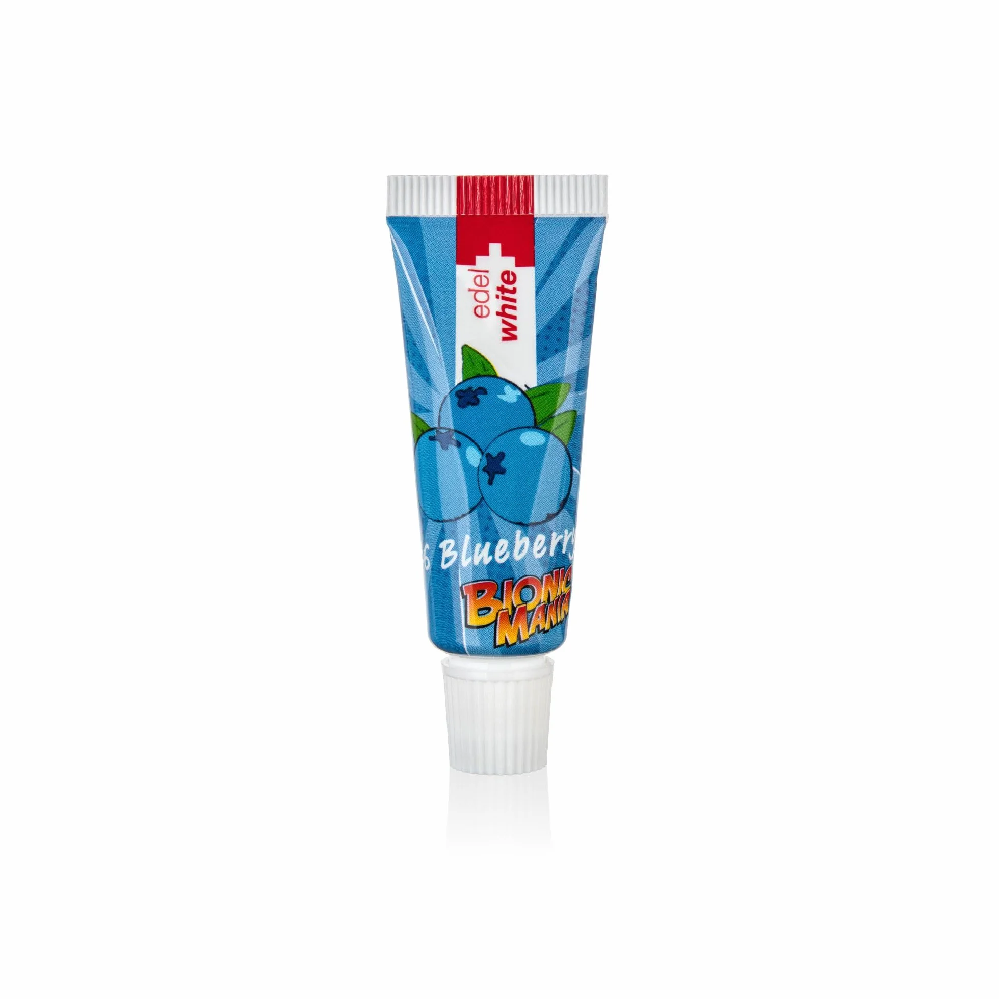 7 Fruchtli Pasta do zębów dla dzieci od Edelwhite – 7 smaków i kolorów, biodostępny fluorek, bez sztucznych dodatków, dla dzieci do 6 lat, ochrona szkliwa zębów, zabawne mycie zębów