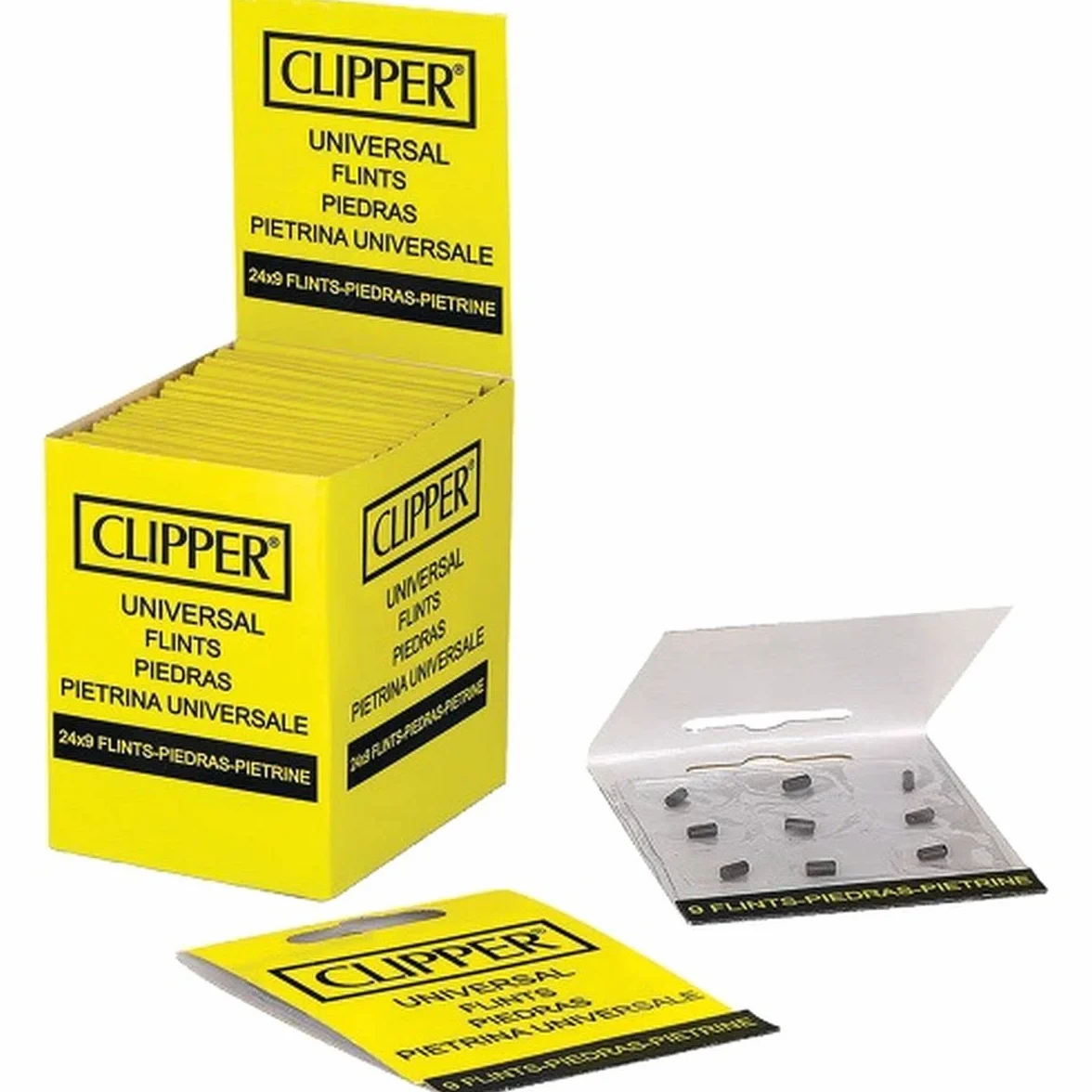 FLINTY Clipper Klasyczne duże 24 opakowania x 9 krzemień