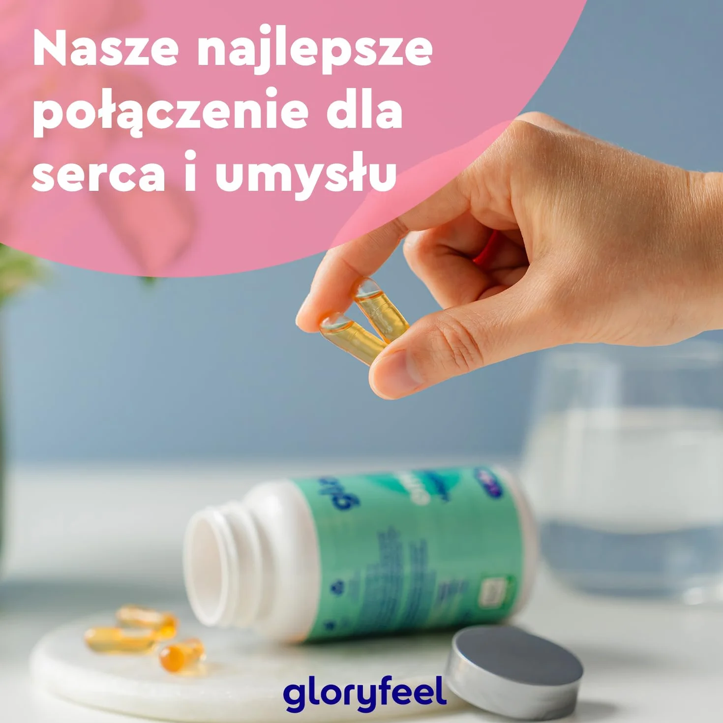 Life's™ OMEGA Omega-3 wegańskie z oleju z alg 1440 mg kapsułka wysoka dawka DHA 432 mg EPA 216 mg