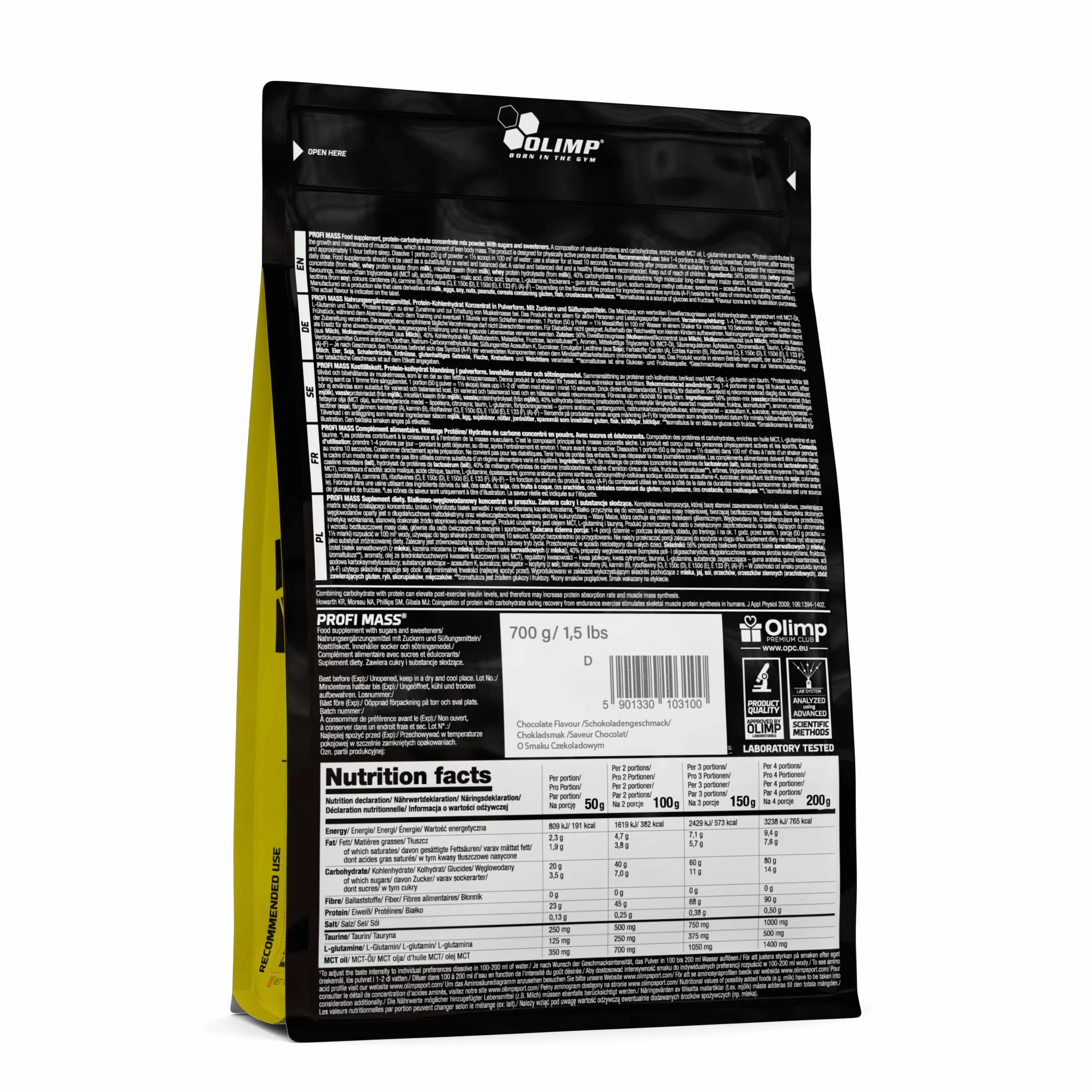 Olimp Profi Mass 700g Czekolada
