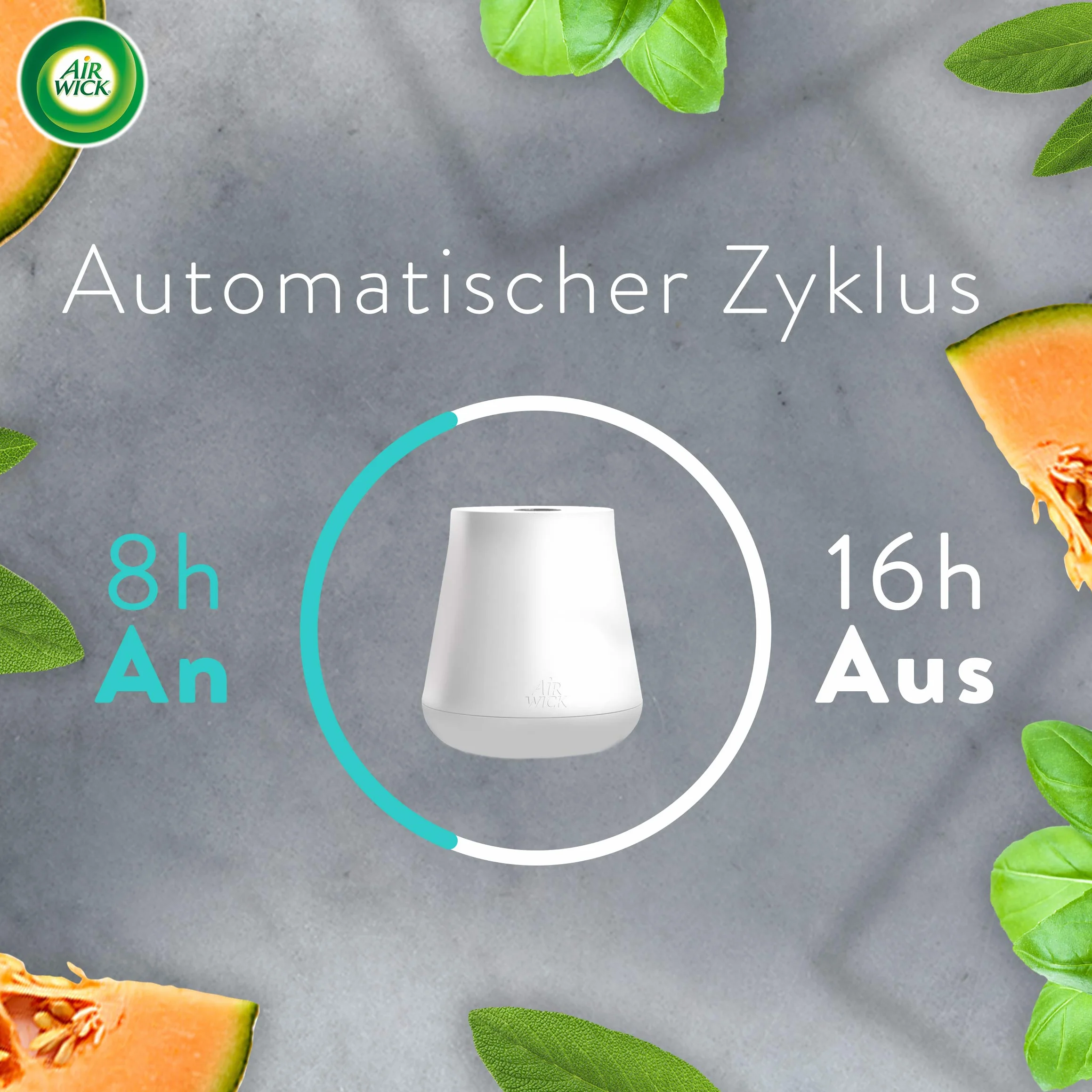 Air Wick Flakon do olejków zapachowych – uzupełniacz olejków zapachowych do dyfuzora Air Wick – Zapach: Wzmacniający – 1 x 20 ml olejku eterycznego