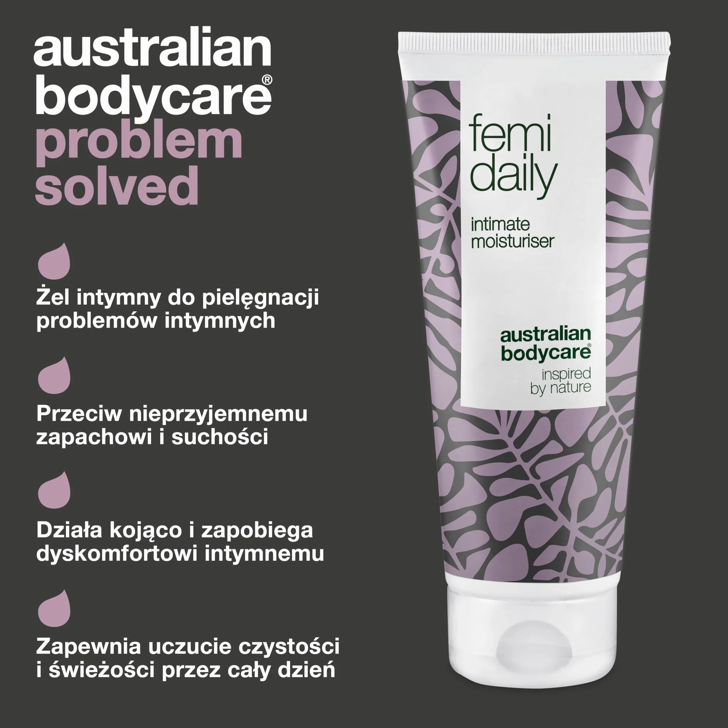 Australian Bodycare Femi Daily Żel do pielęgnacji intymnej 100ml z Olejkiem z Drzewa Herbacianego