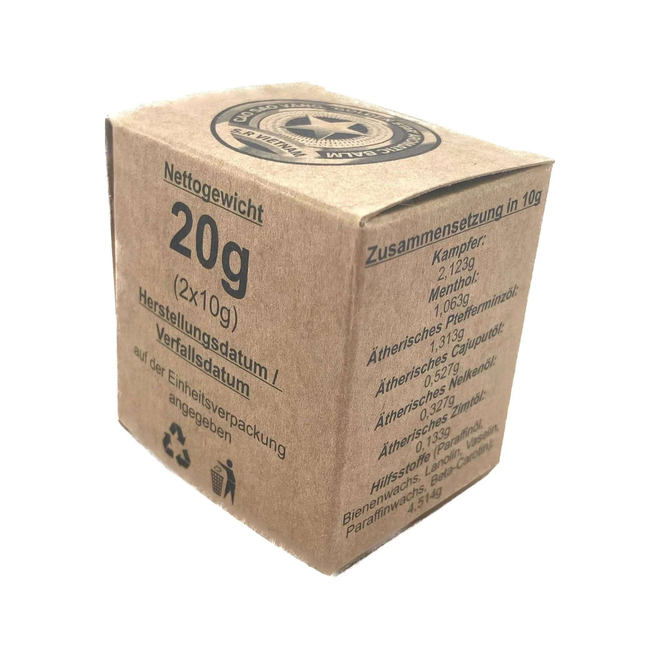 Golden Star Aromatic Balm 20 g Naturalny Środek Leczniczy