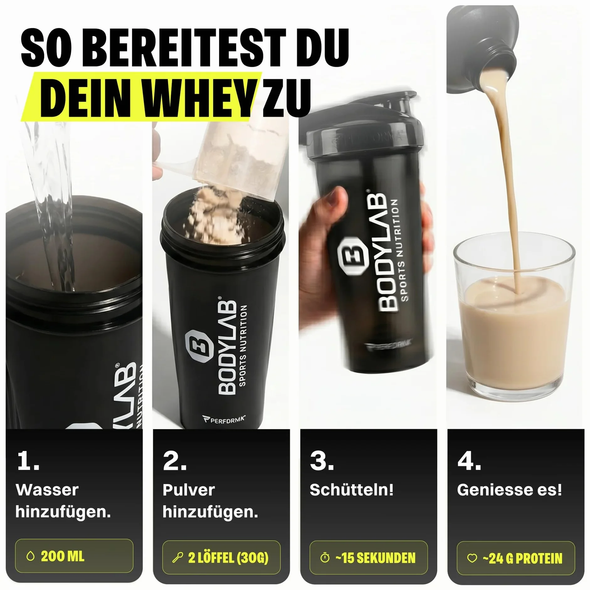Bodylab24 Whey Protein w proszku, jogurt malinowy, 2 kg