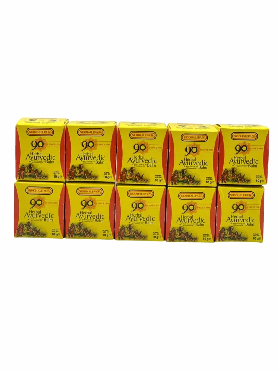 Siddhalepa Ayurvedic ziołowy balsam 10 g x 10 szt.
