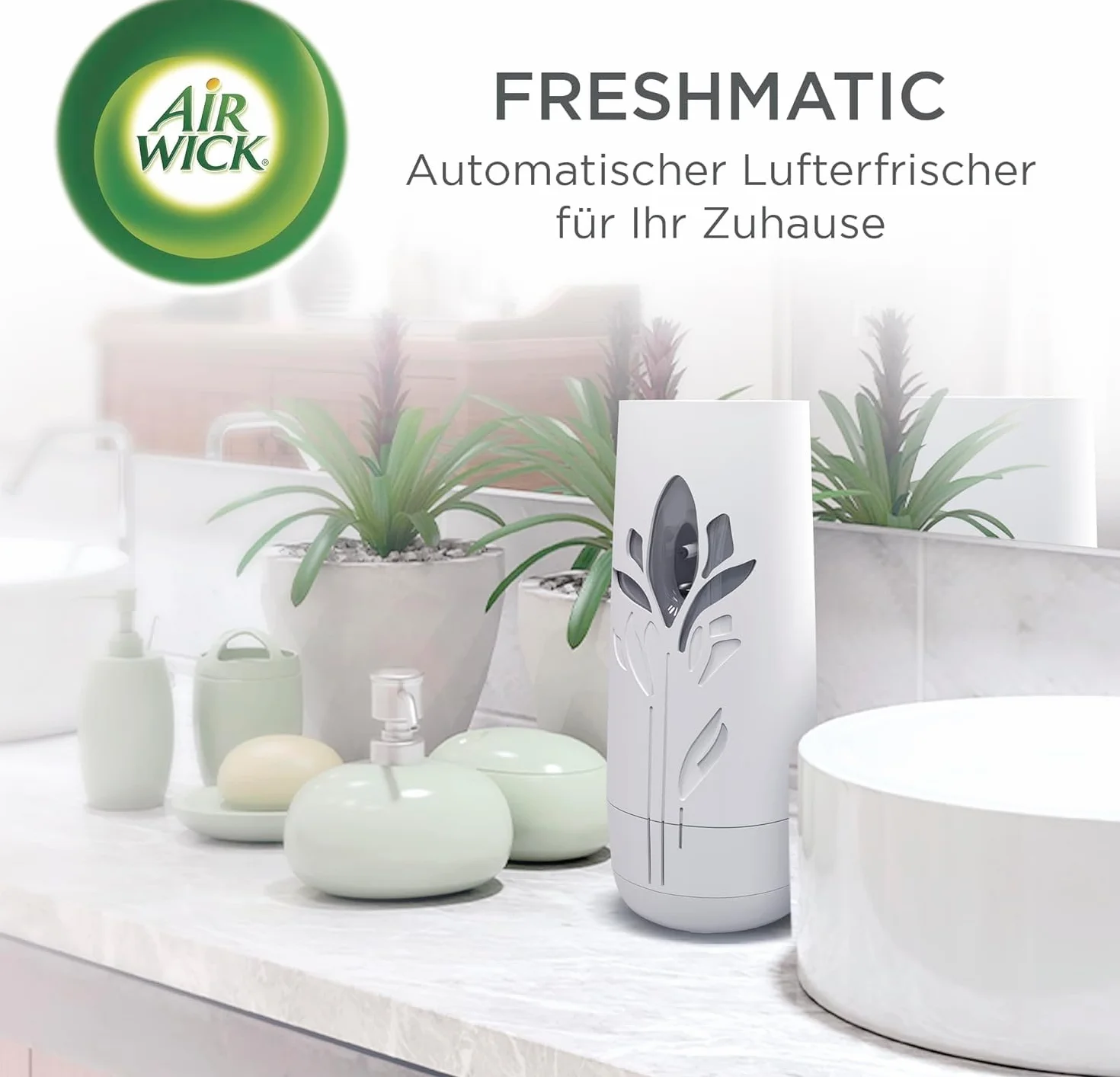 Air Wick Jedwab i świeżość lilii – Velvet Satin und Night Lily – opakowanie uzupełniające do elektrycznych odświeżaczy powietrza, 6 x 19 ml