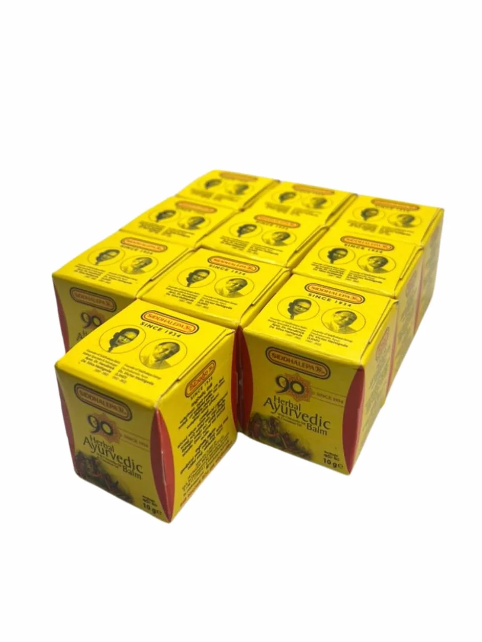 Siddhalepa Ayurvedic ziołowy balsam 10 g x 10 szt.