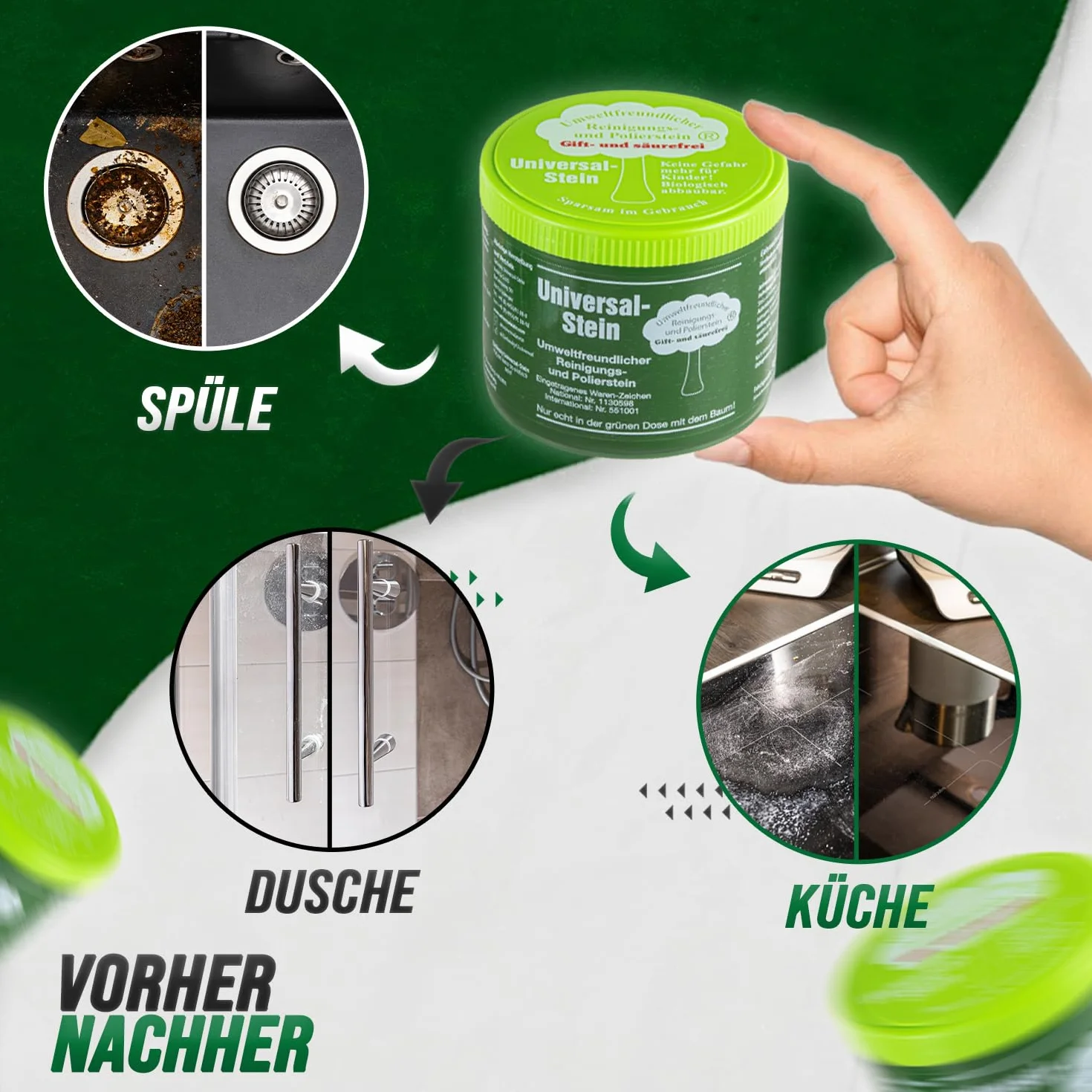 Zielinsky uniwersalny kamień do czyszczenia 900 g