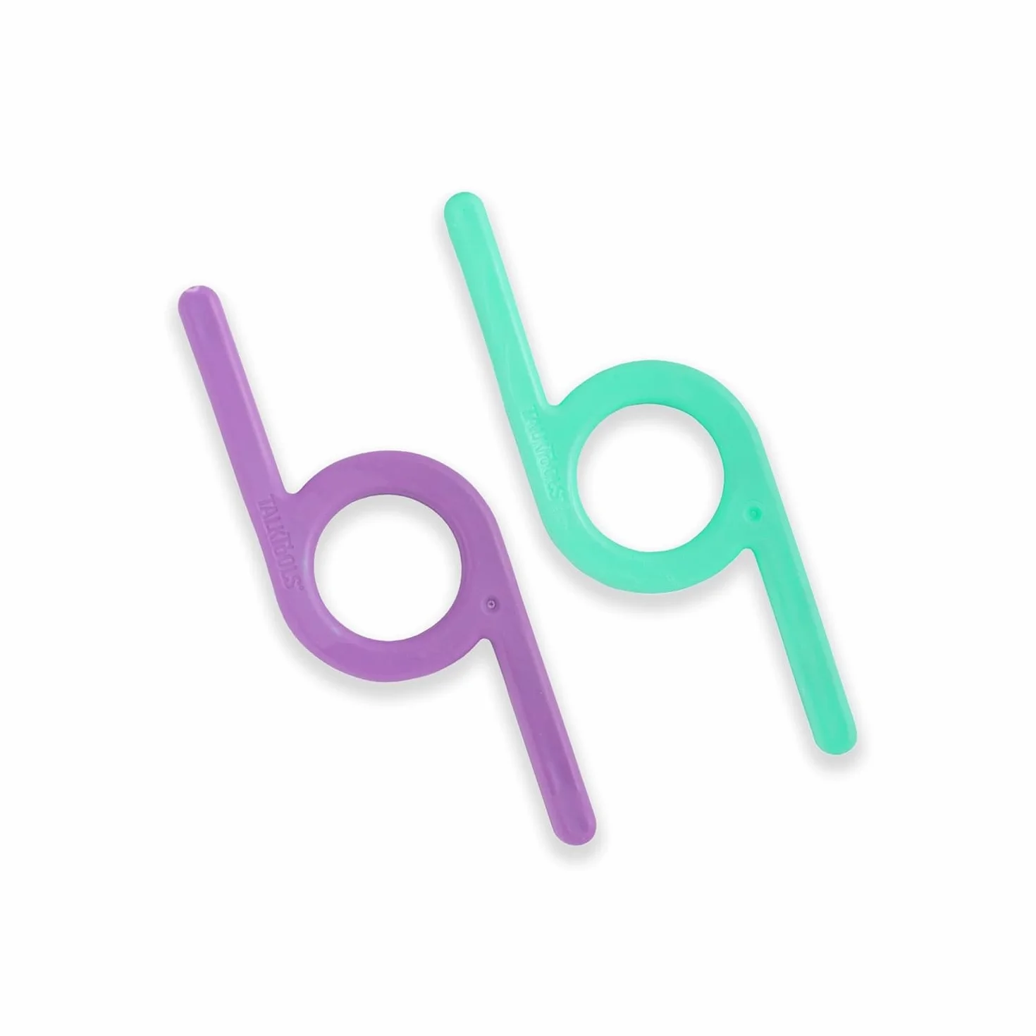 TalkTools Chewy Combo Green and Purple - Oral Motor Sensory Tool dla małych dzieci i dzieci, poprawia żucie, gryzienie i przejrzystość mowy, alternatywa dla bezpiecznej i dotykowej terapii |