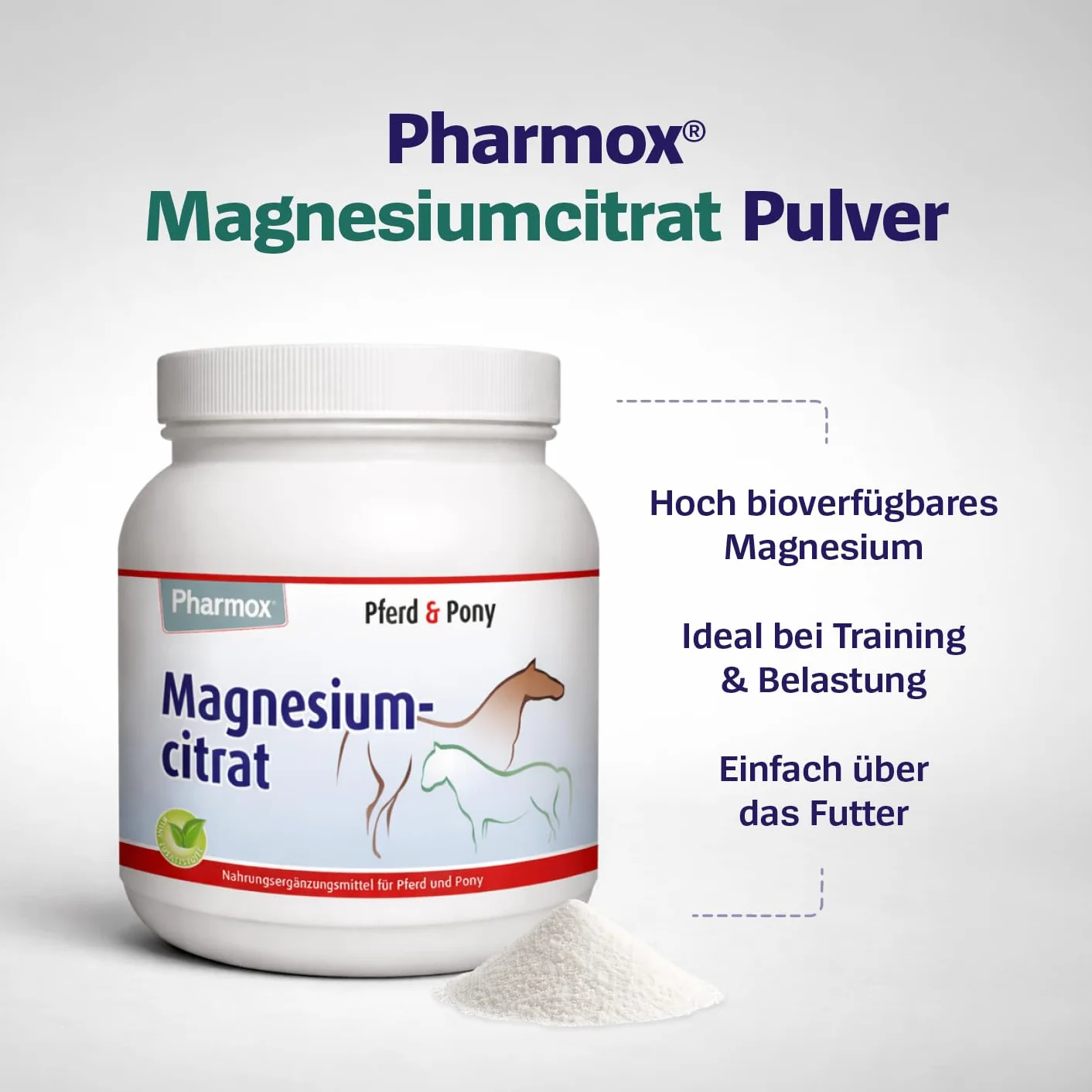 Hord & Pony cytrynian magnezu 500 g proszku 100% czystego magnezu bez dodatków wysoka dawka