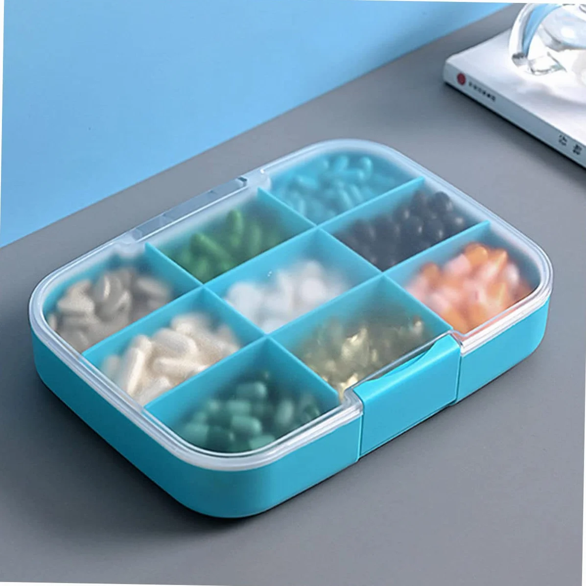FRCOLOR Organizer Na Tabletki Podróżne O Dużej Pojemności Dozownik Na Leki Przechowywanie Tabletek W Domu I W Podróży