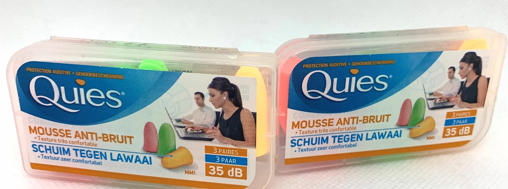 Quies komfortowa ochrona piankowa 3 pary zestaw 2 szt