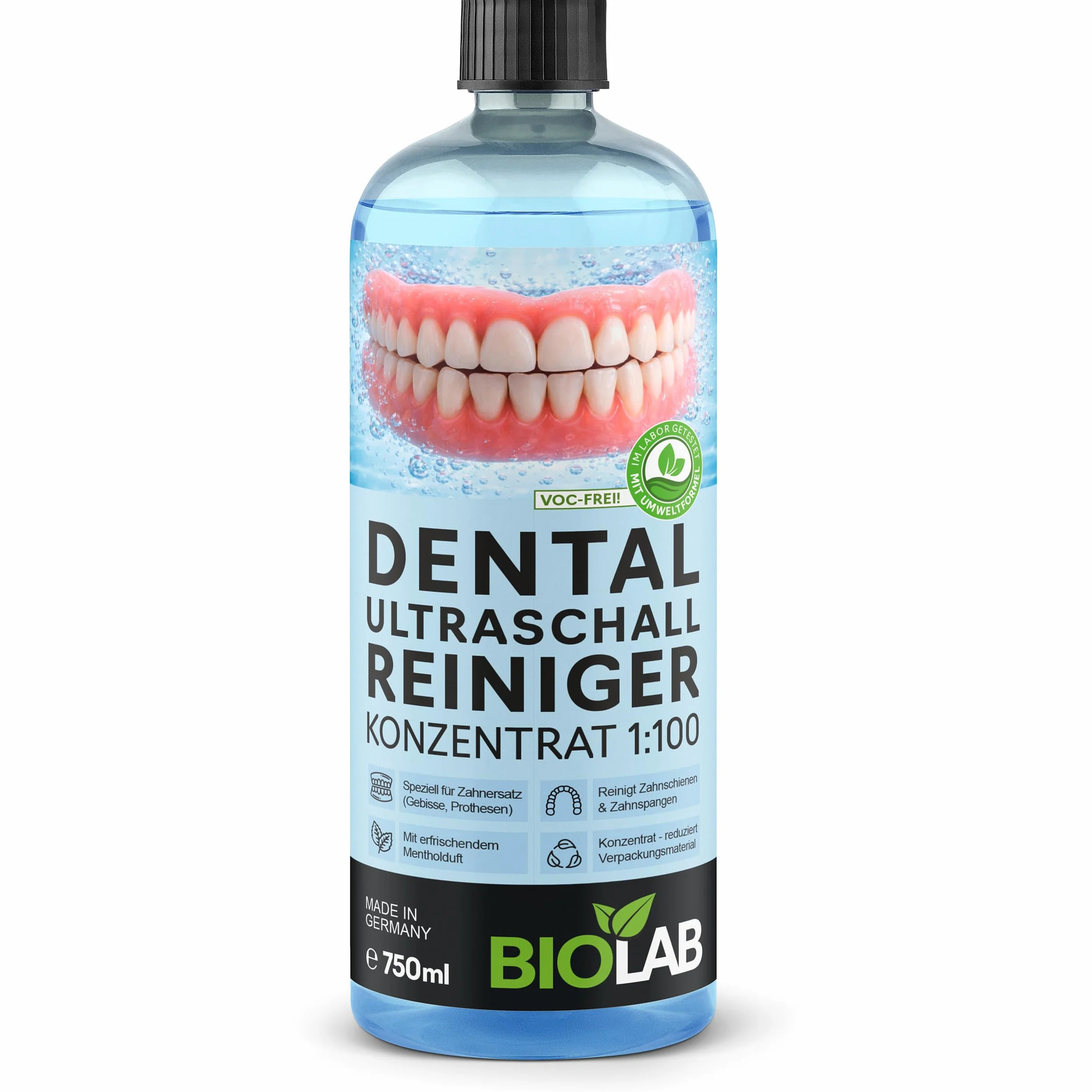 BIOLAB Koncentrat do czyszczenia ultradźwięków dentystycznych 750 ml